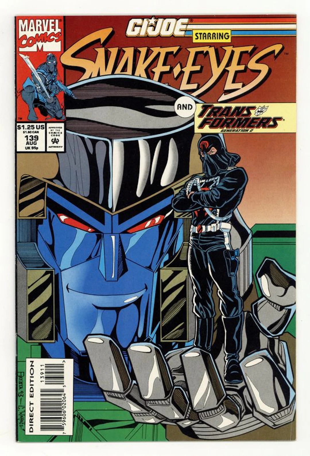 GI Joe A Real American Hero (1982 Marvel) 139D FN/VF 7.0