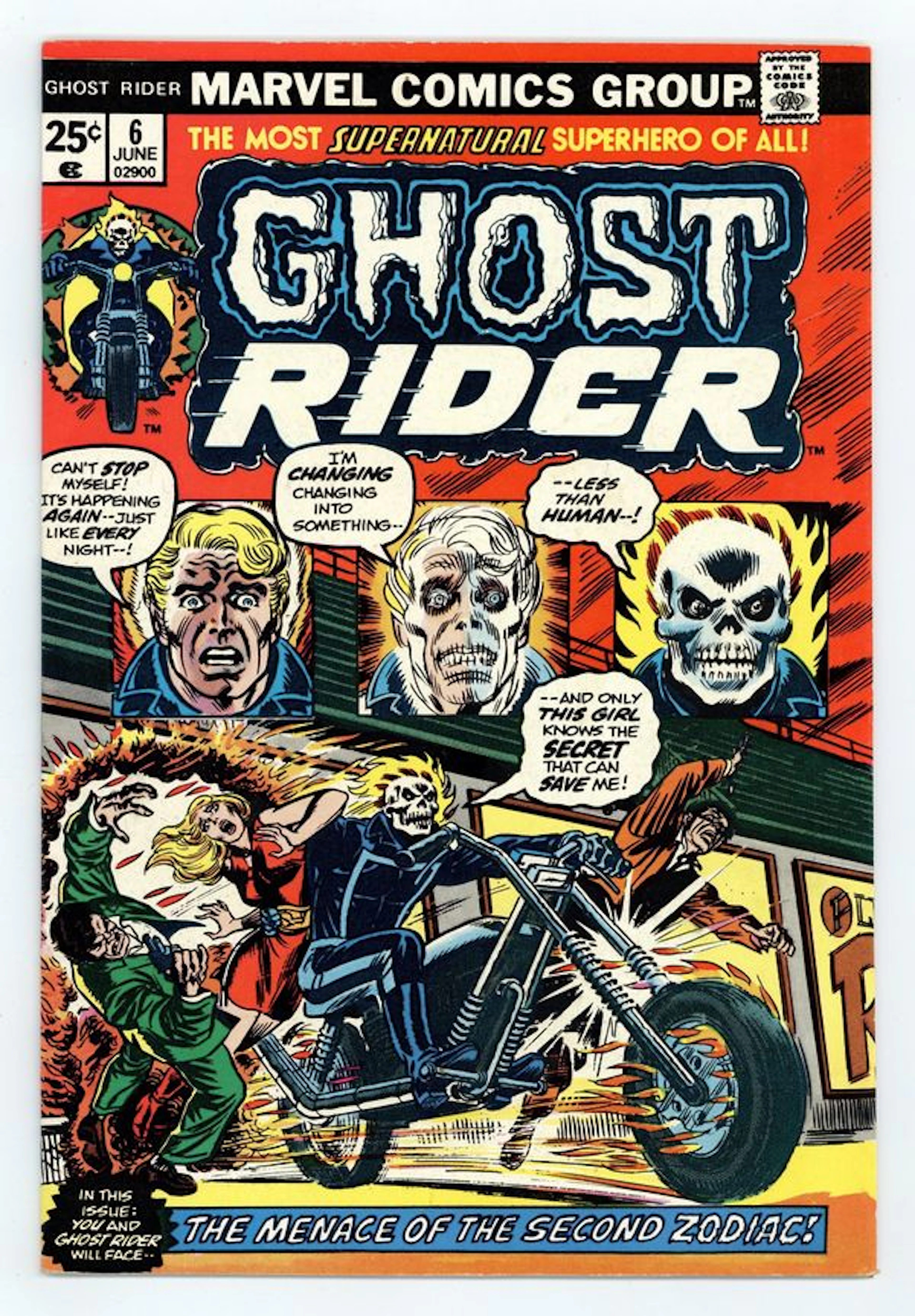 Ghost Rider (1973 1st Series) 6 FN- 5.5
