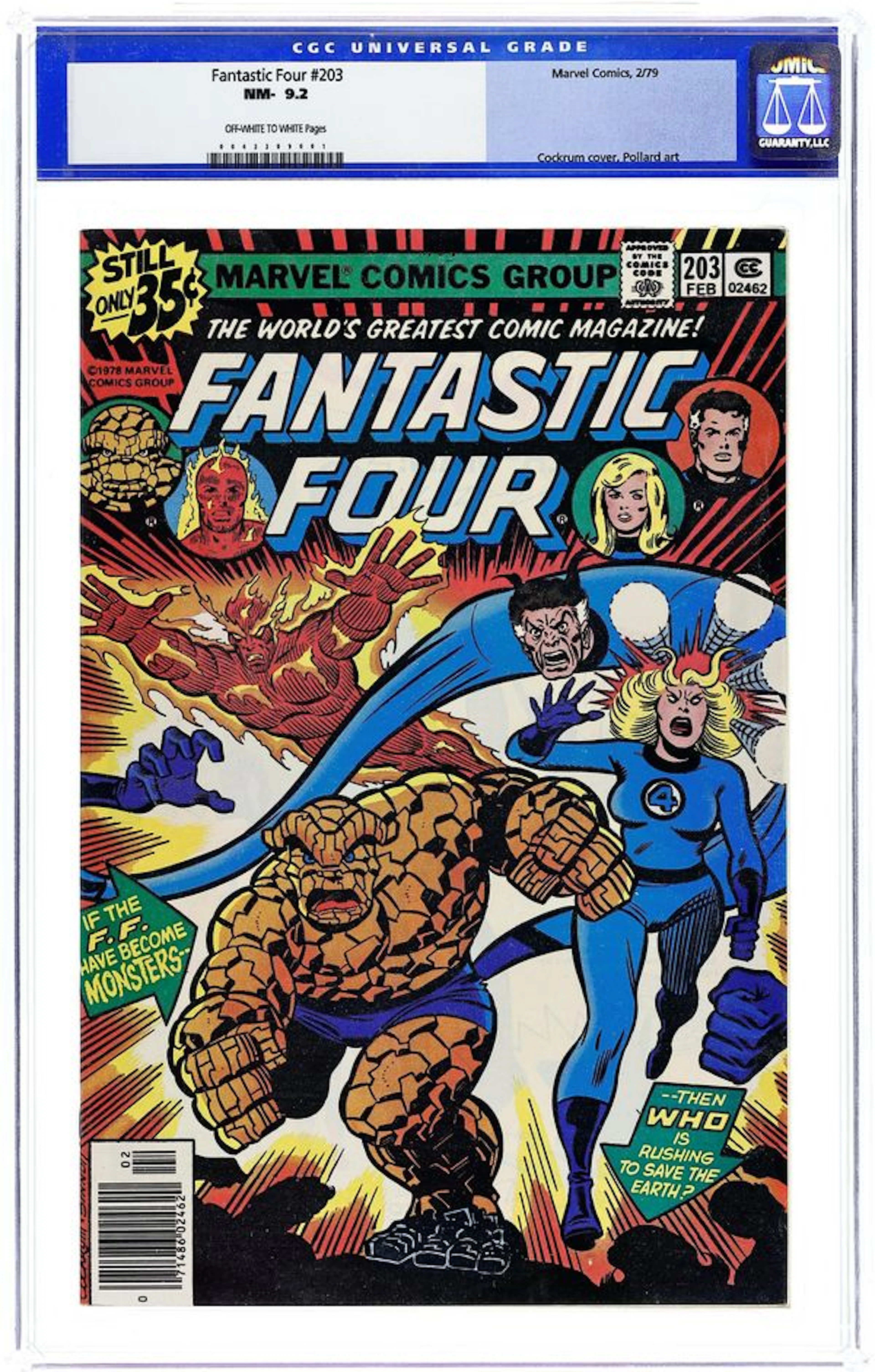 Fantastic Four (1961 1st Series) 203 CGC 9.2