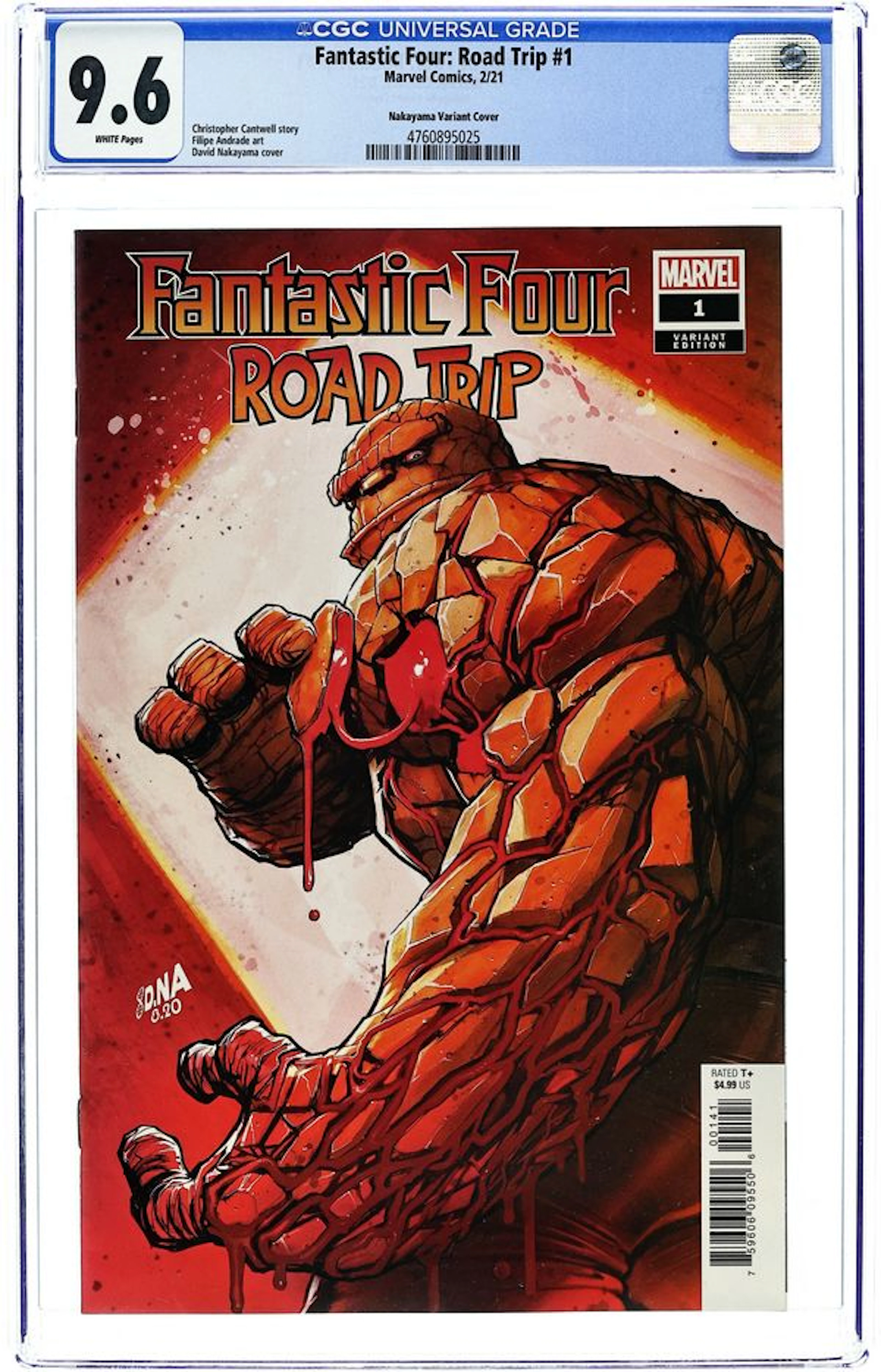 Fantastic Four Road Trip (2020 Marvel) 1D CGC 9.6
