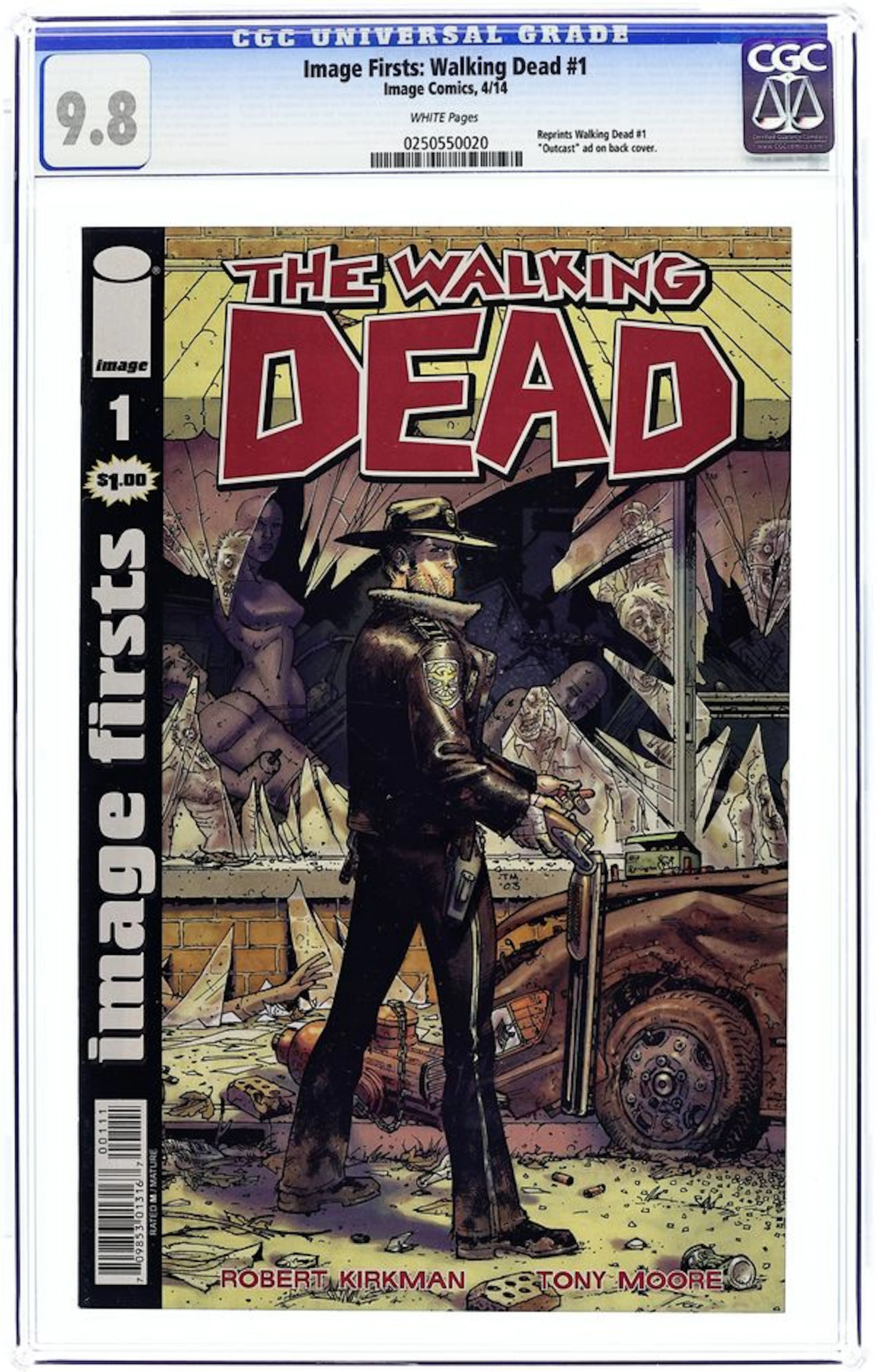 Image Firsts Walking Dead (2010 Image) 1E CGC 9.8