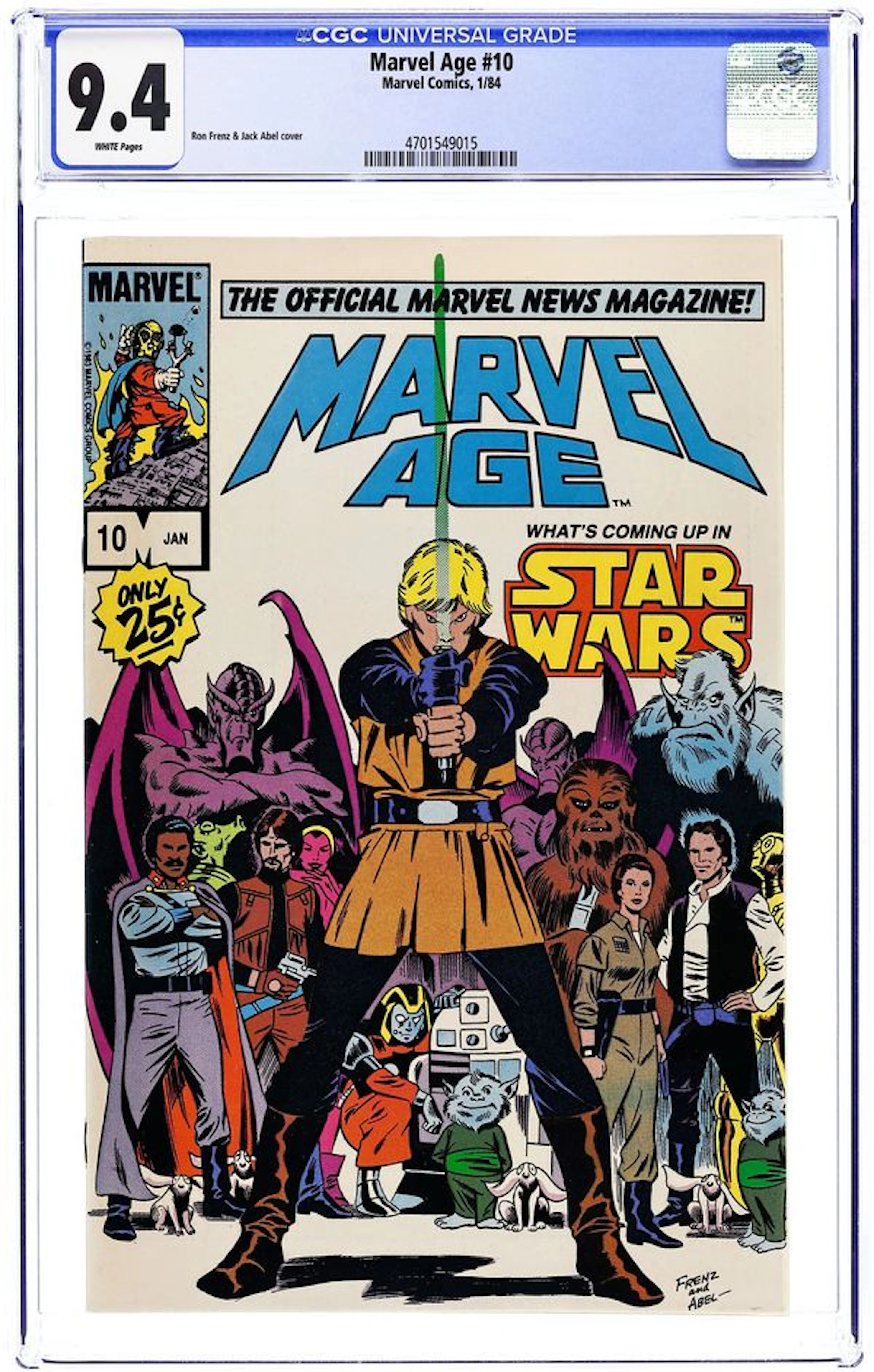 Marvel Age (1983 Marvel) 10 CGC 9.4