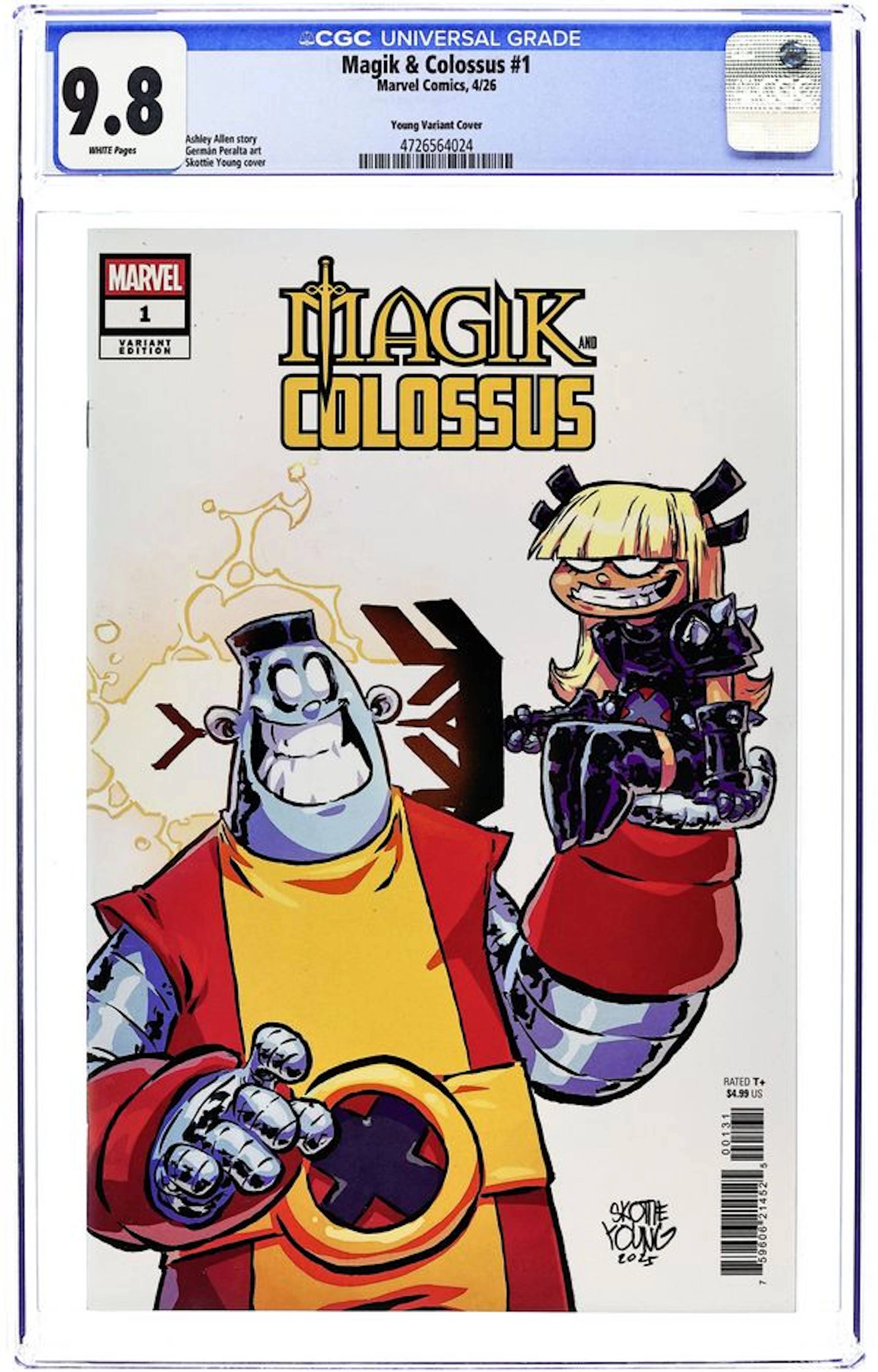 Magik and Colossus (2026 Marvel) 1C CGC 9.8