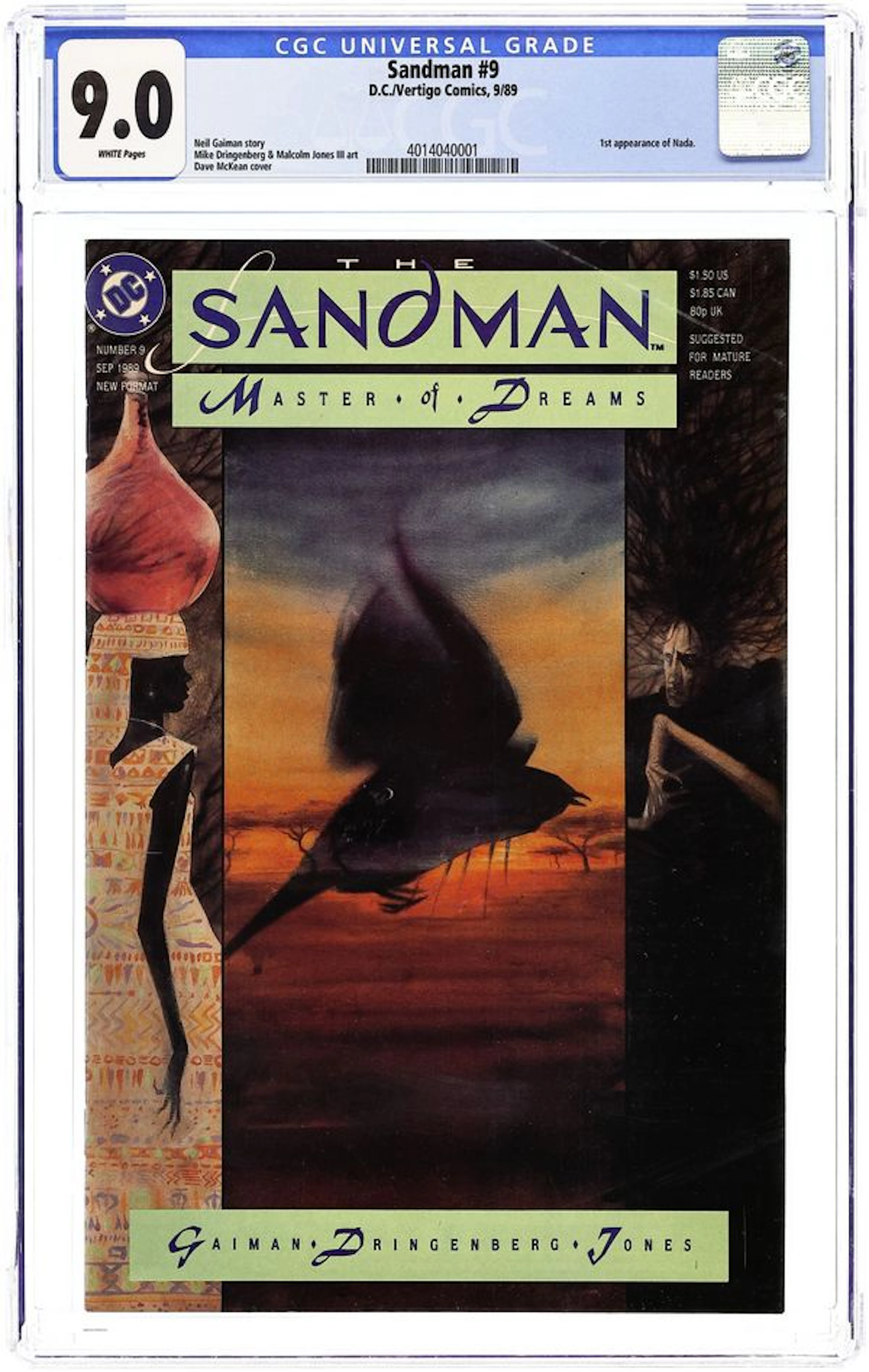 Sandman (1989 DC/Vertigo) 9 CGC 9.0