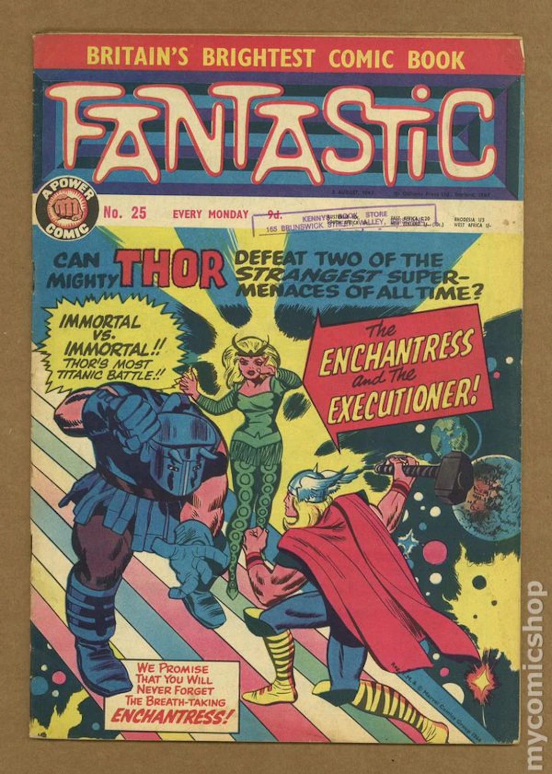 Fantastic (1967 Marvel UK) 25 VG 4.0