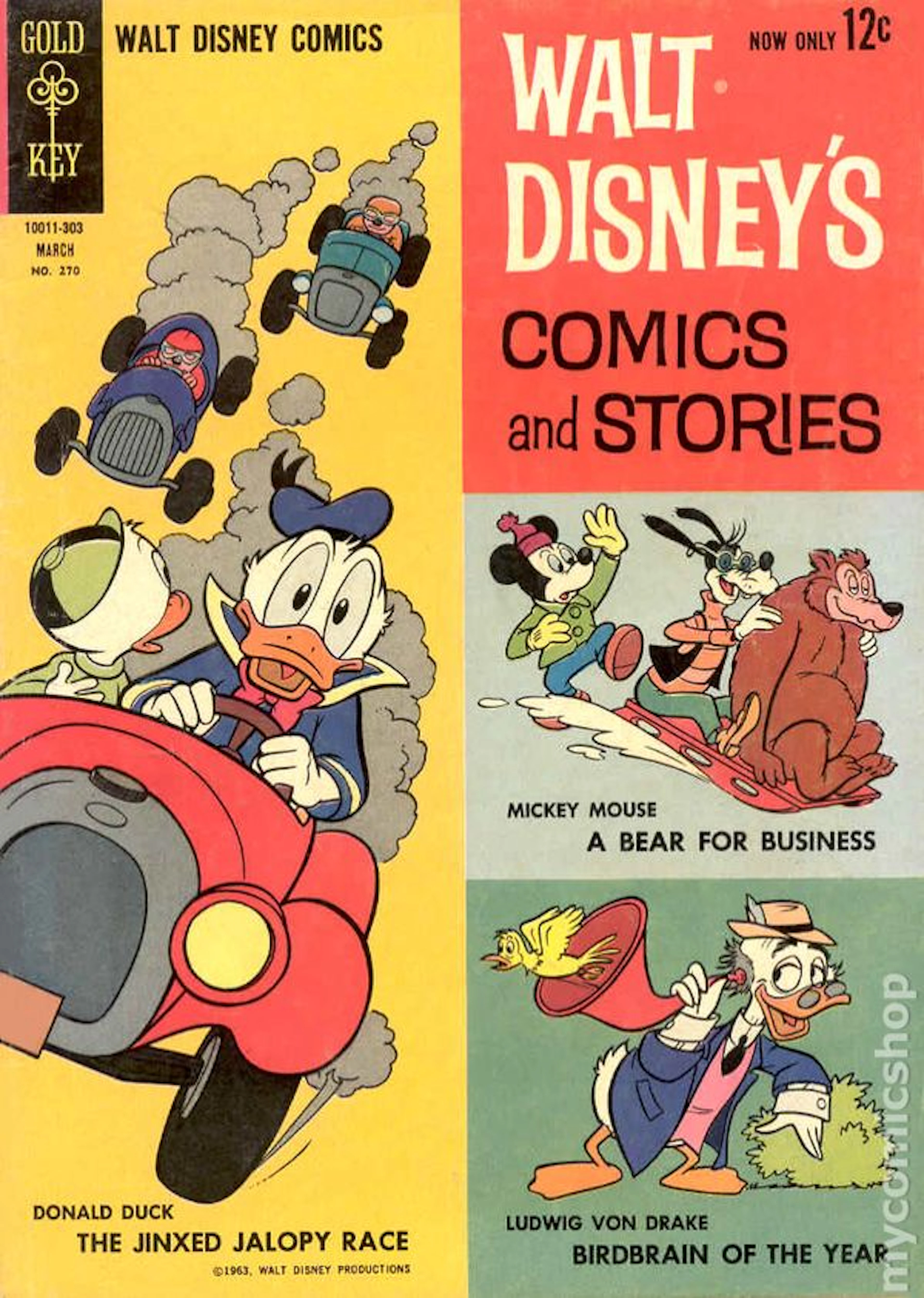 Walt Disney's Comics and Stories (1940 Dell/Gold Key/Gladstone) 270 GD