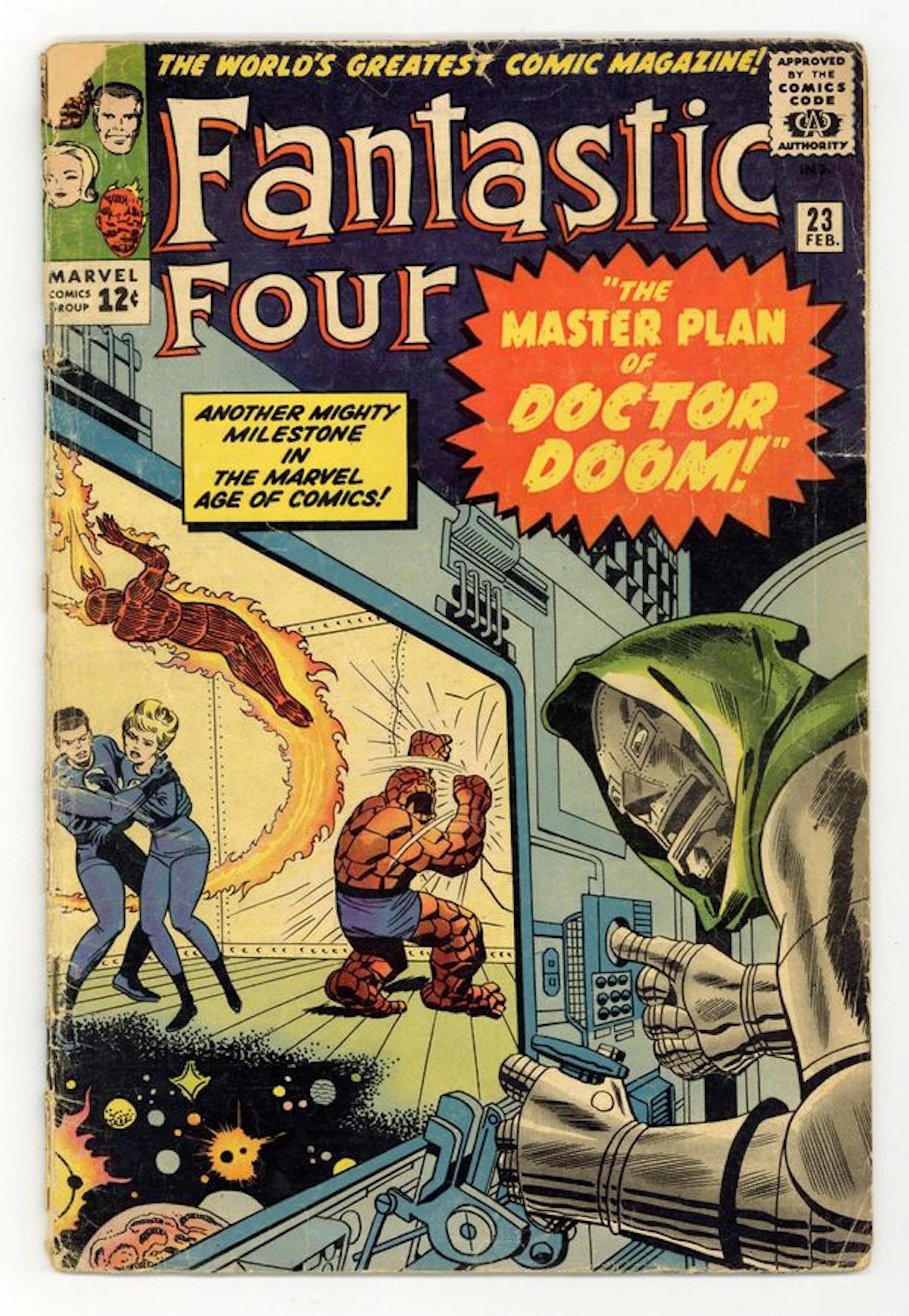 Fantastic Four (1961 1st Series) 23 FR/GD 1.5