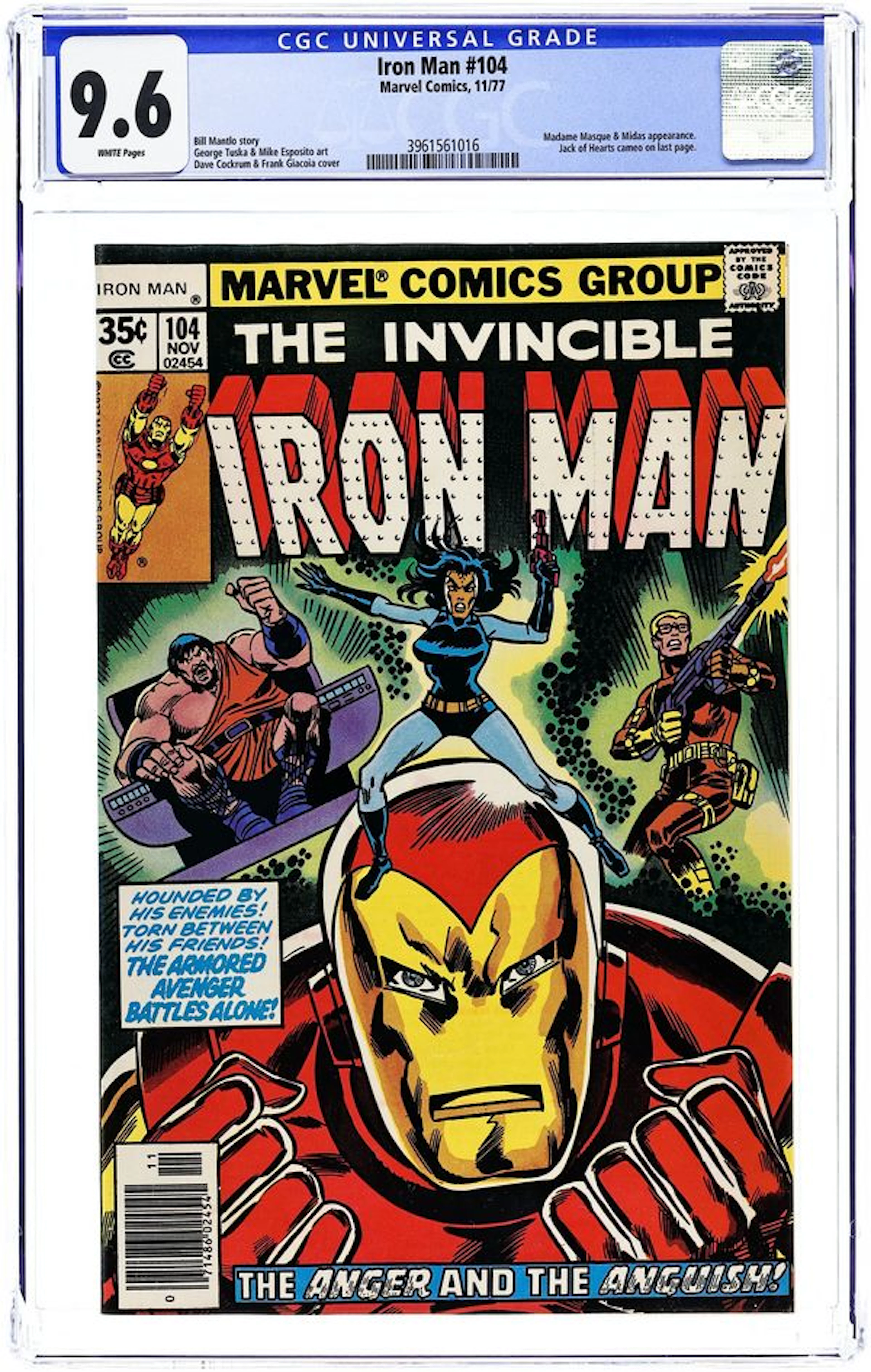 Iron Man (1968 1st Series) 104 CGC 9.6