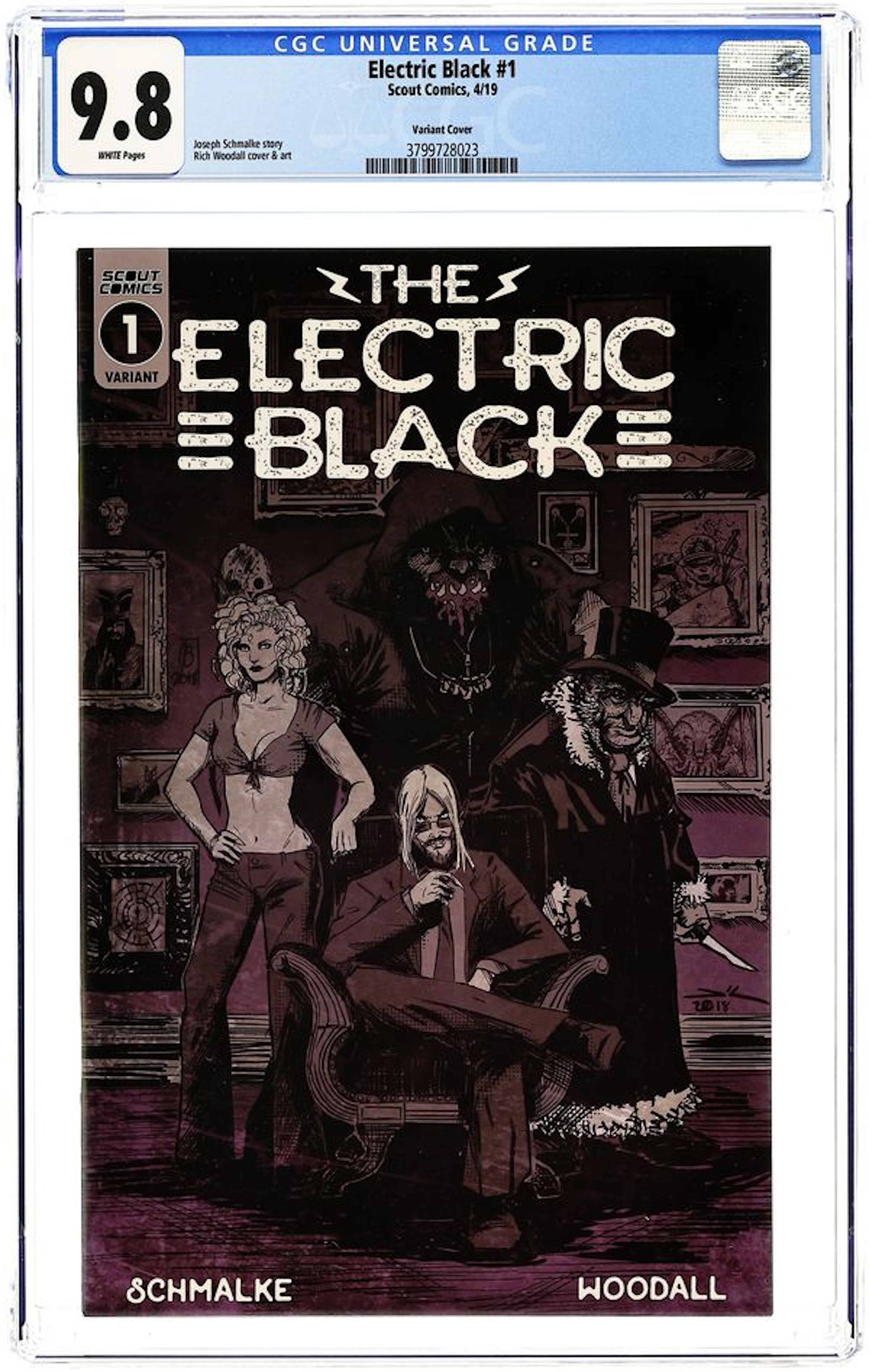 Electric Black (2019 Scout Comics) 1B CGC 9.8