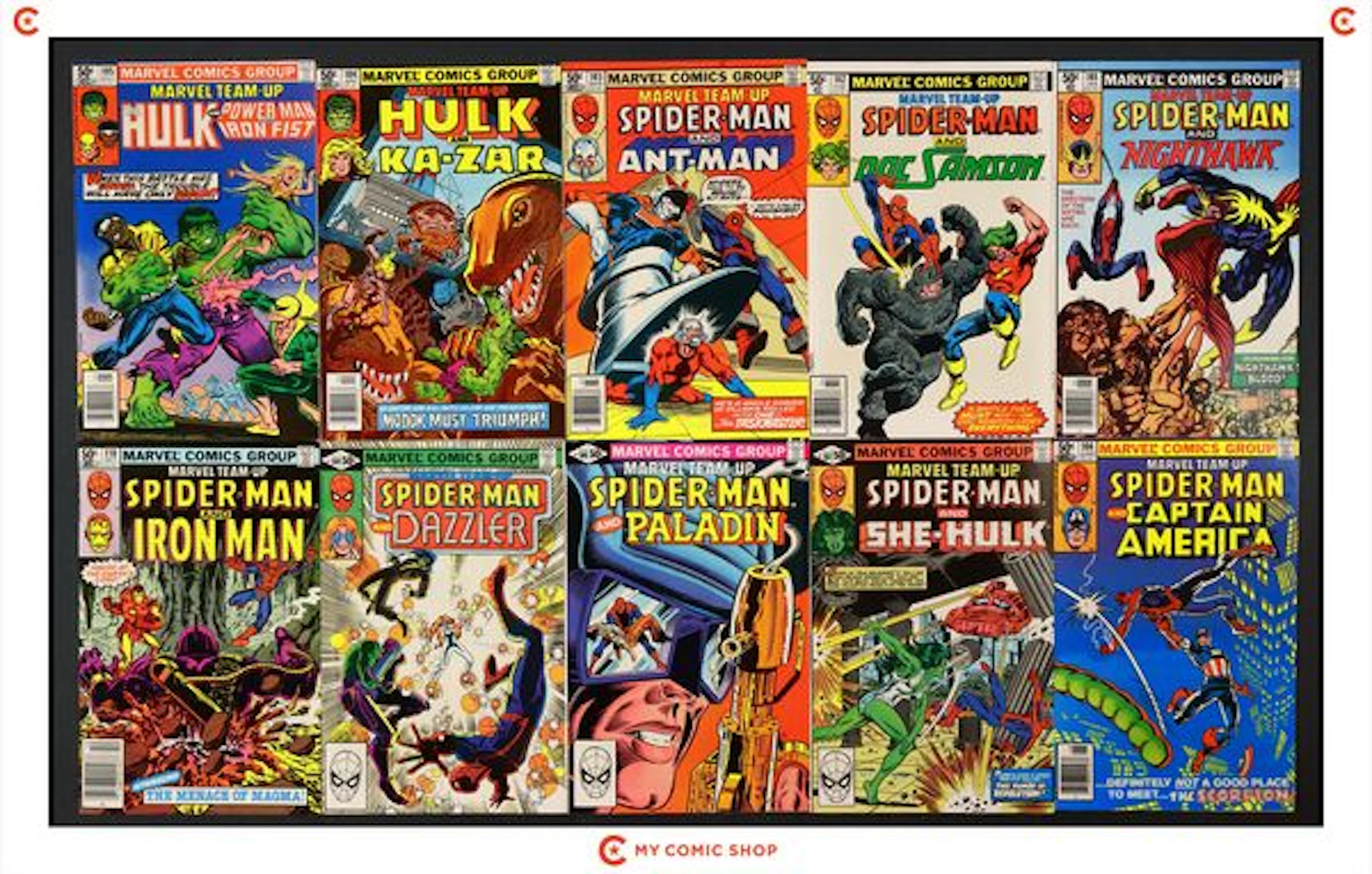 Marvel Team-Up Lot of 10