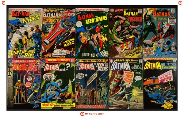 Brave and the Bold Lot of 10