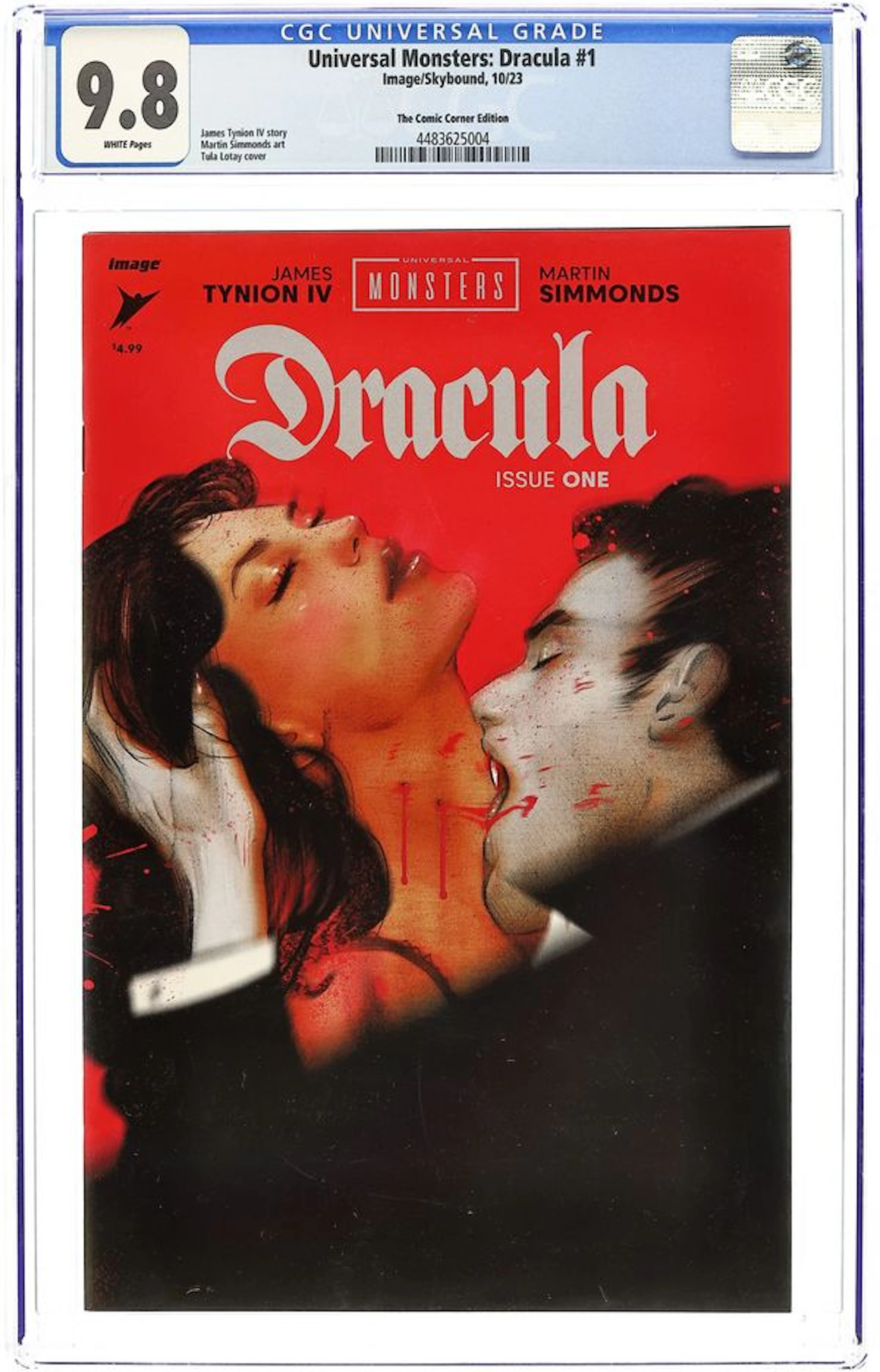 Universal Monsters Dracula (2023 Image) 1CORNER CGC 9.8