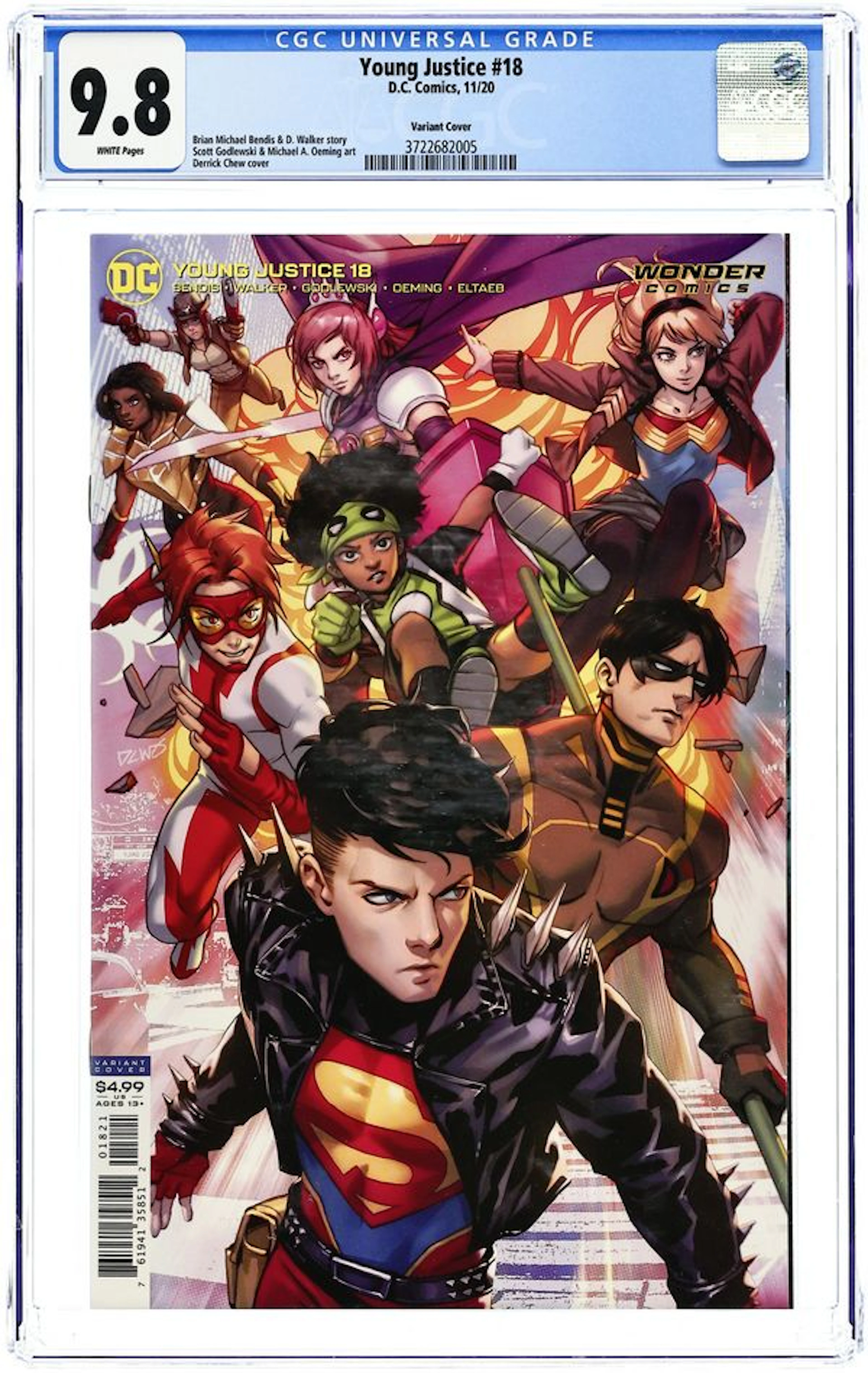 Young Justice (2019 DC 3rd Series) 18B CGC 9.8