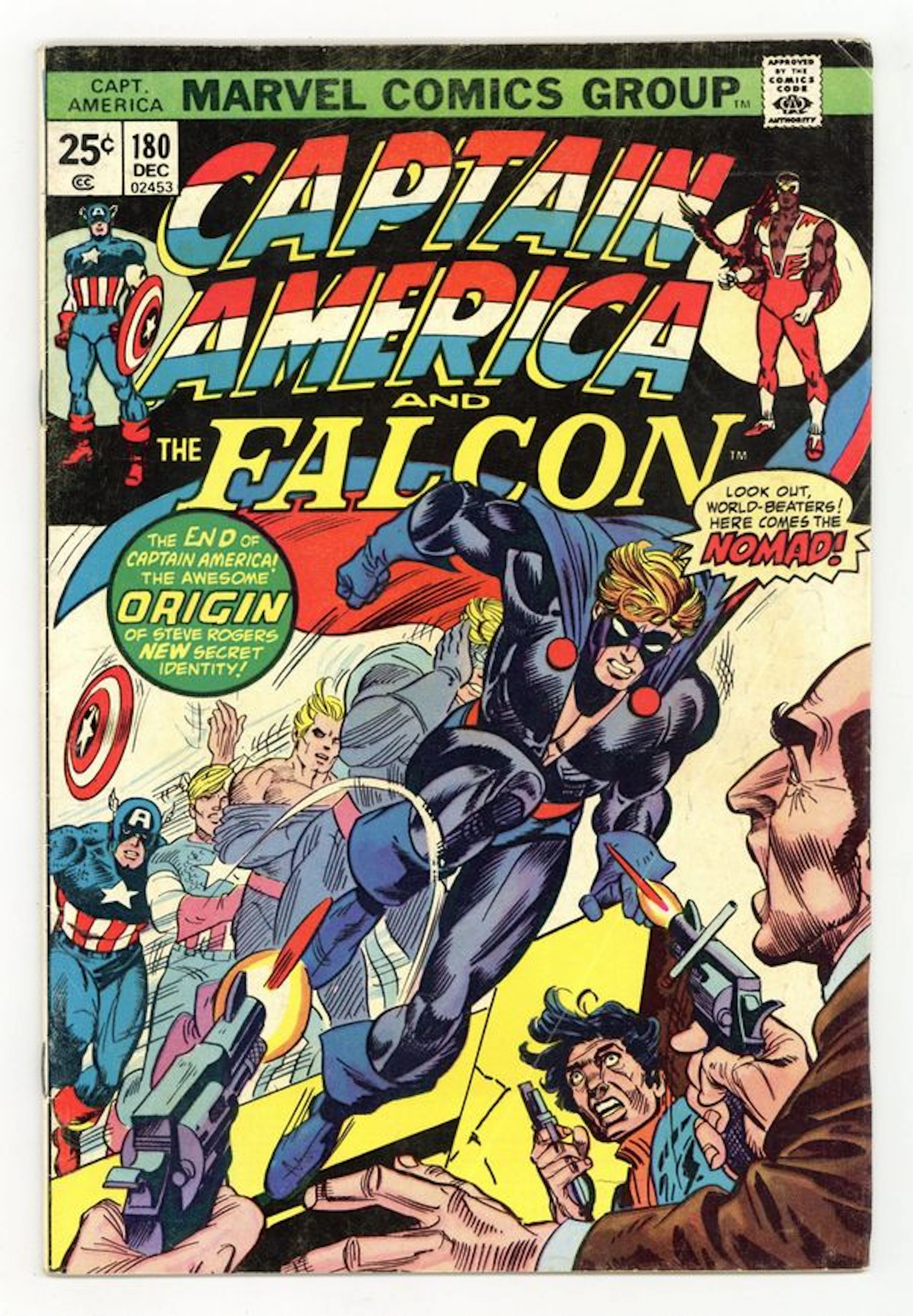 Captain America (1968 1st Series) 180 VG- 3.5