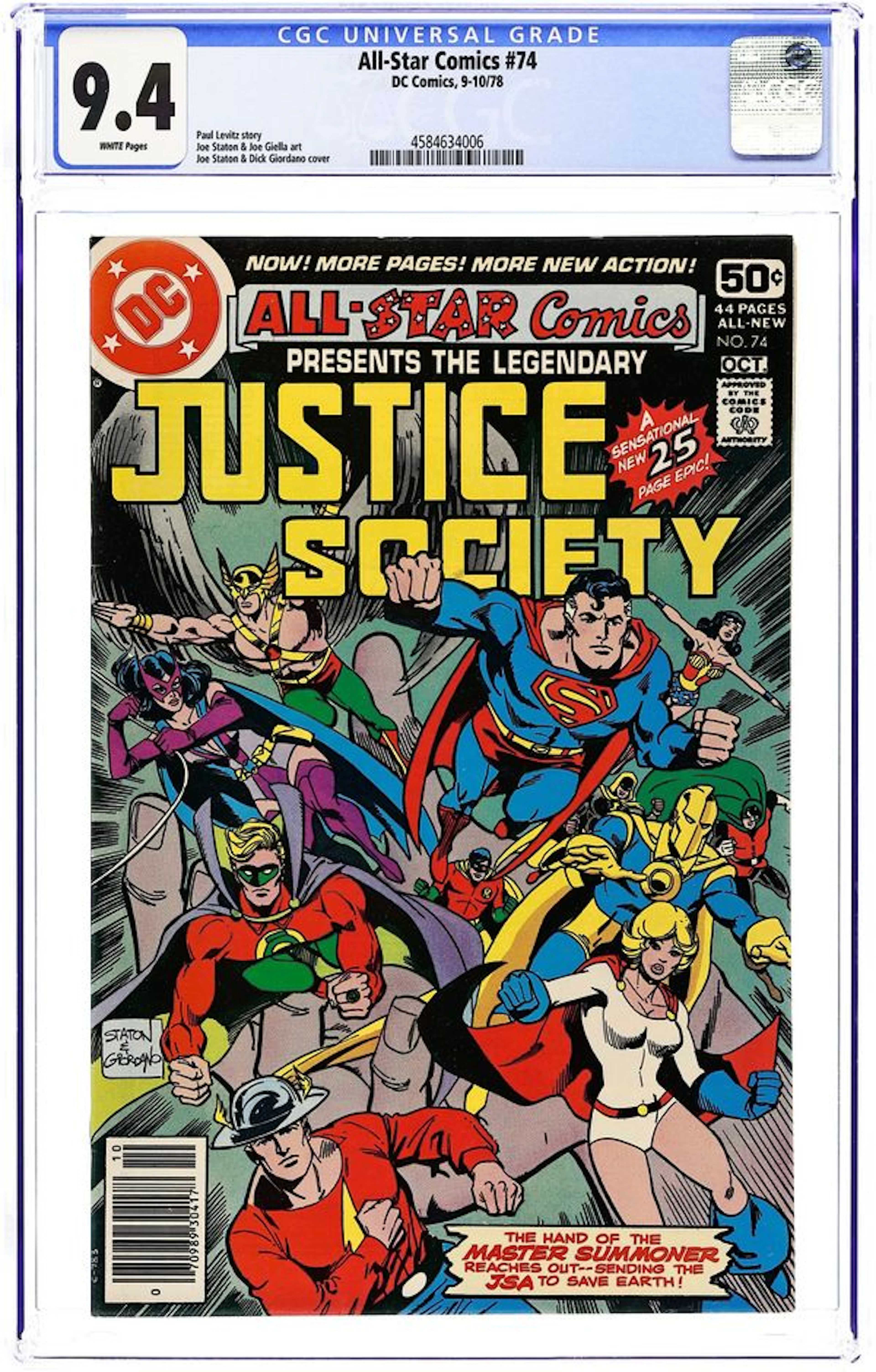 All Star Comics (1940-1978) 74 CGC 9.4