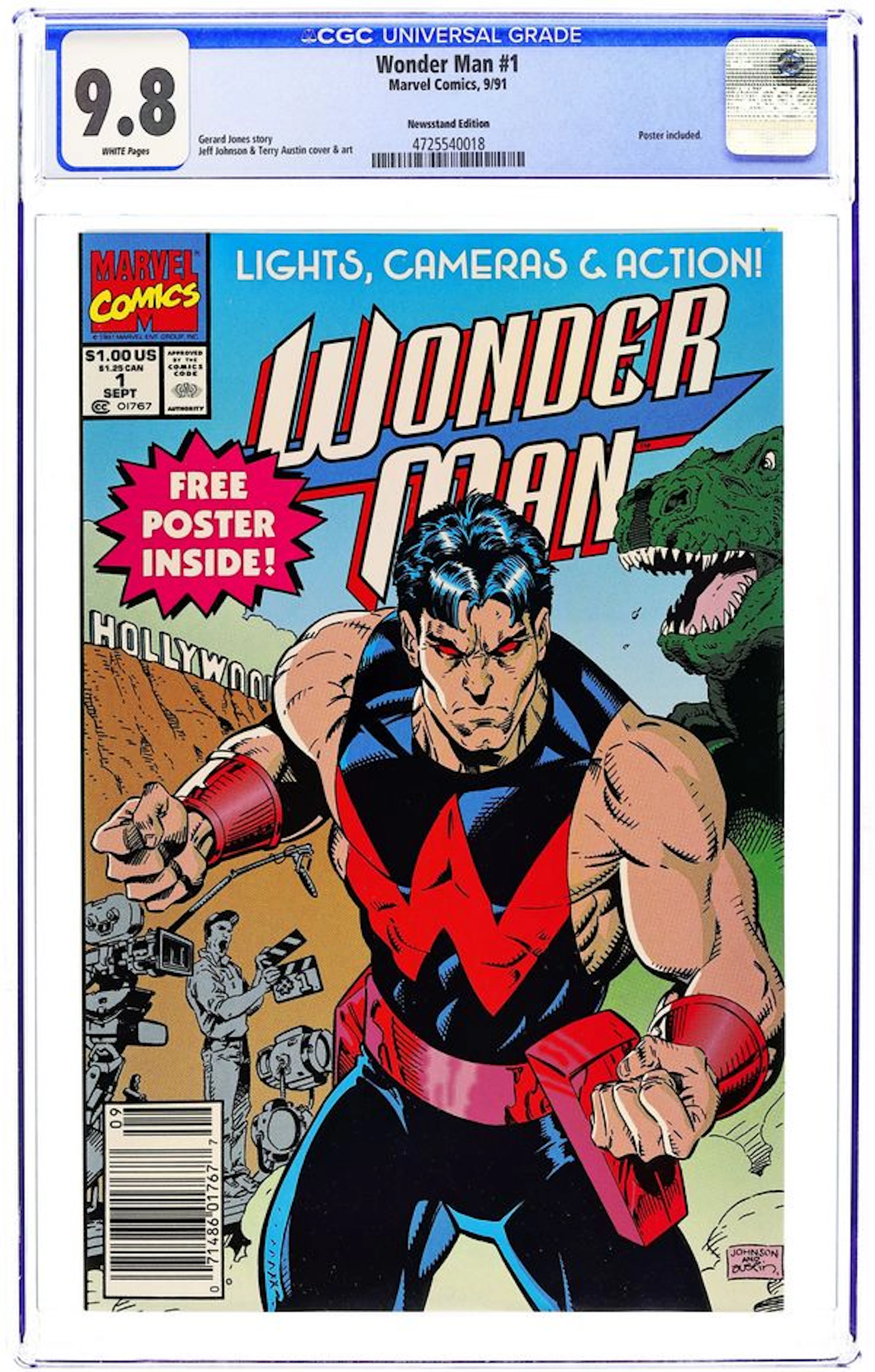 Wonder Man (1991 1st Series) 1N CGC 9.8