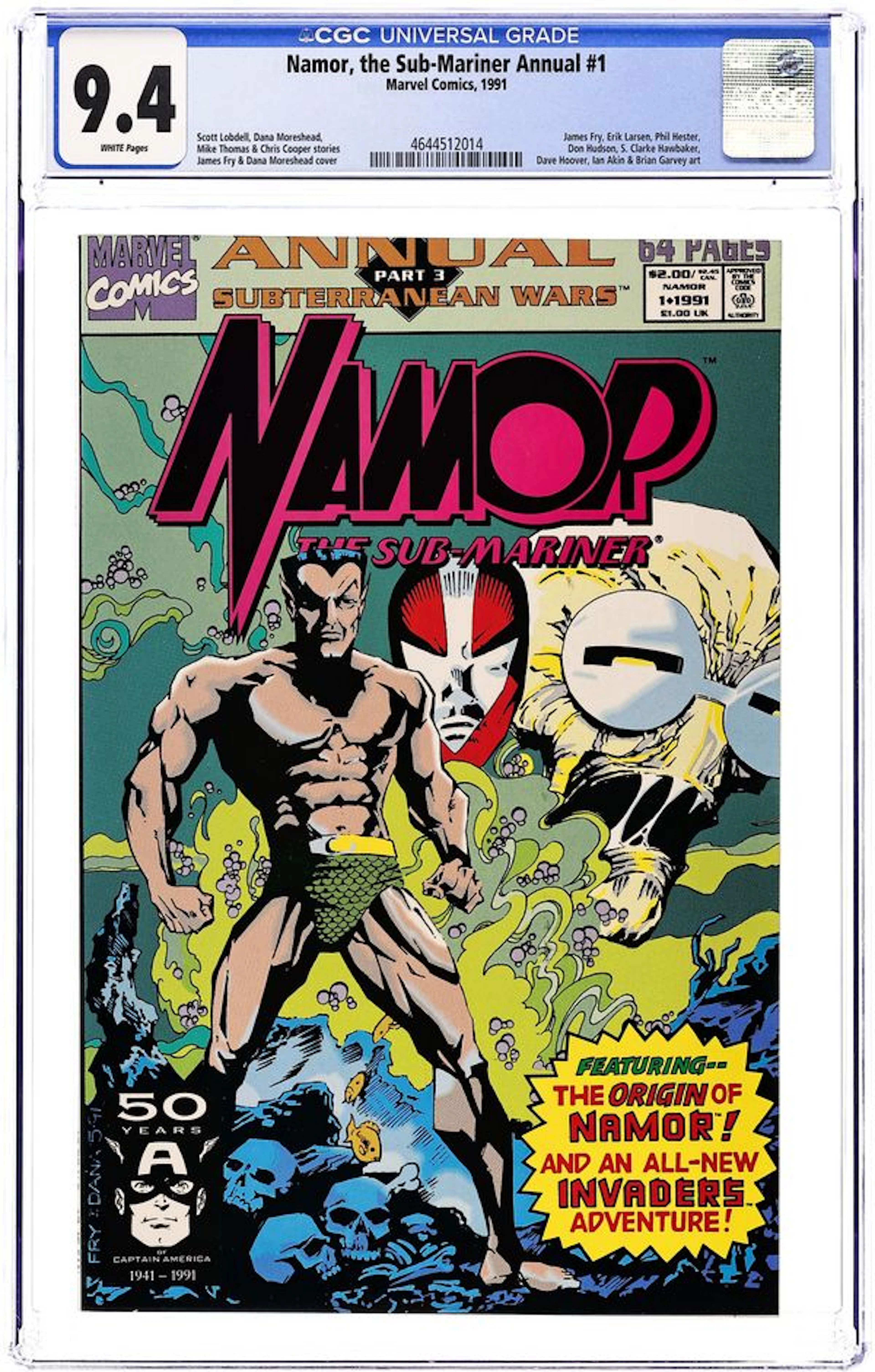 Namor the Sub-Mariner (1990 1st Series) Annual 1 CGC 9.4