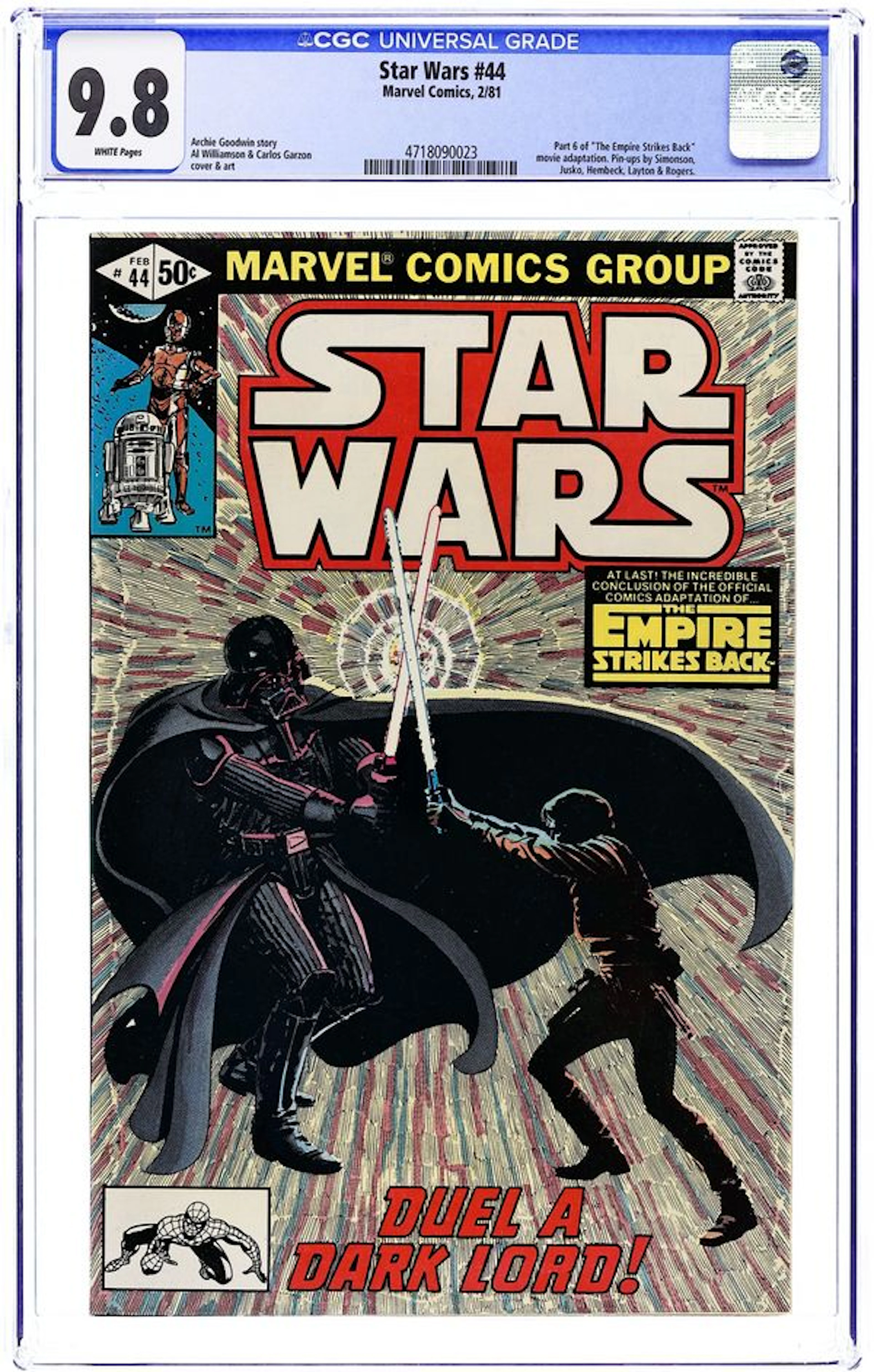 Star Wars (1977 Marvel) 44D CGC 9.8