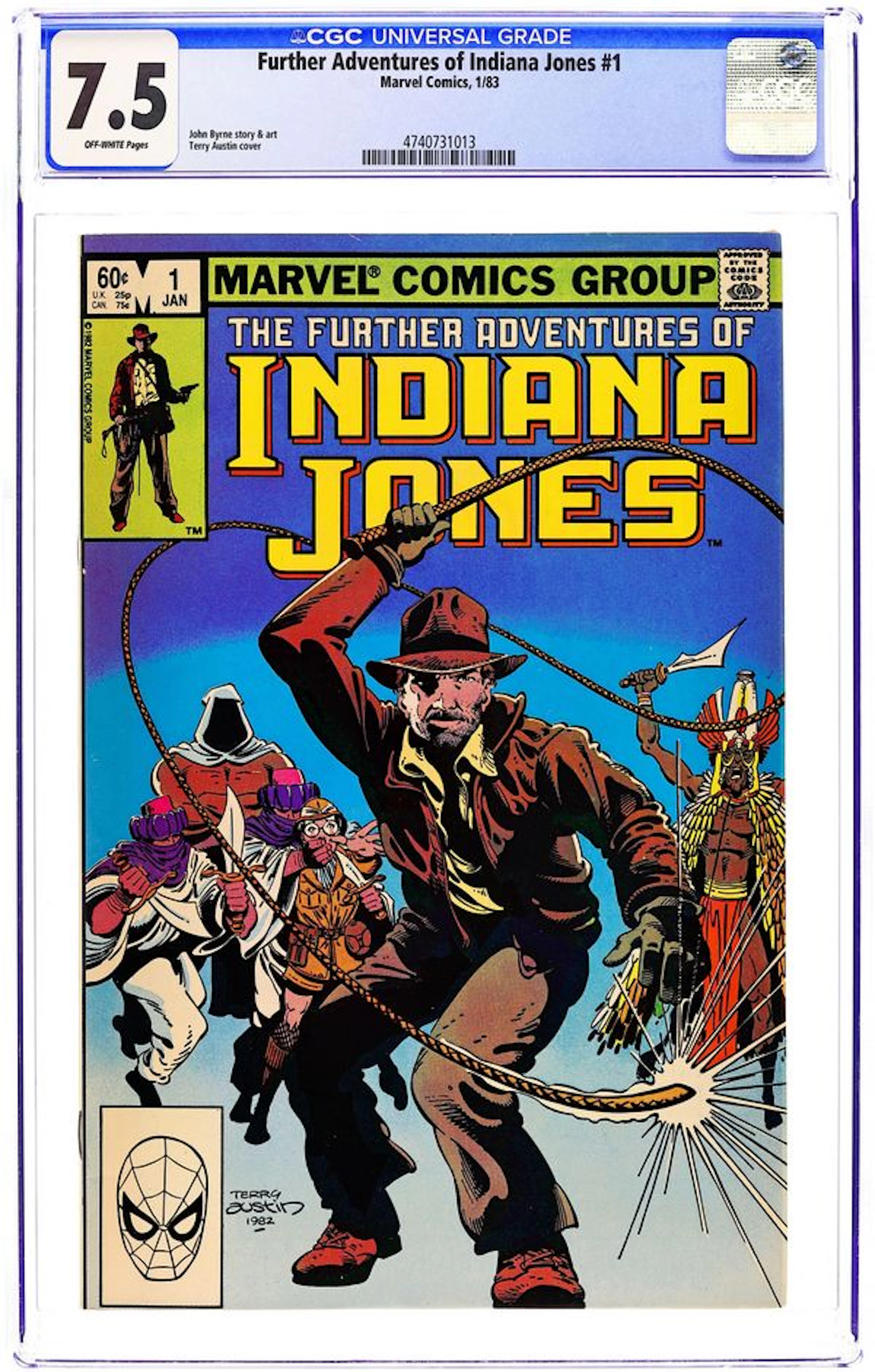 Further Adventures of Indiana Jones (1983) 1 CGC 7.5