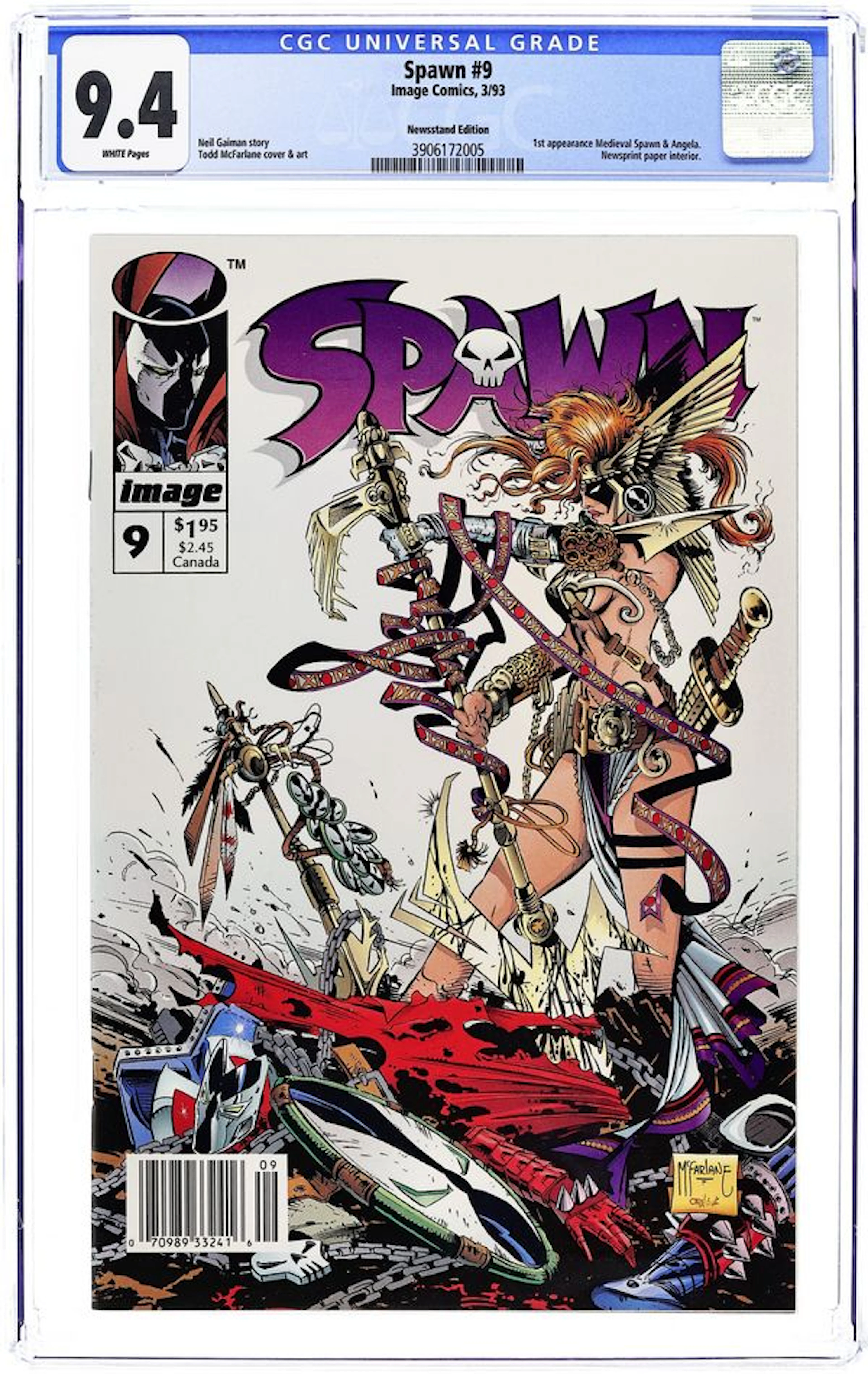 Spawn (1992 Image) 9N CGC 9.4
