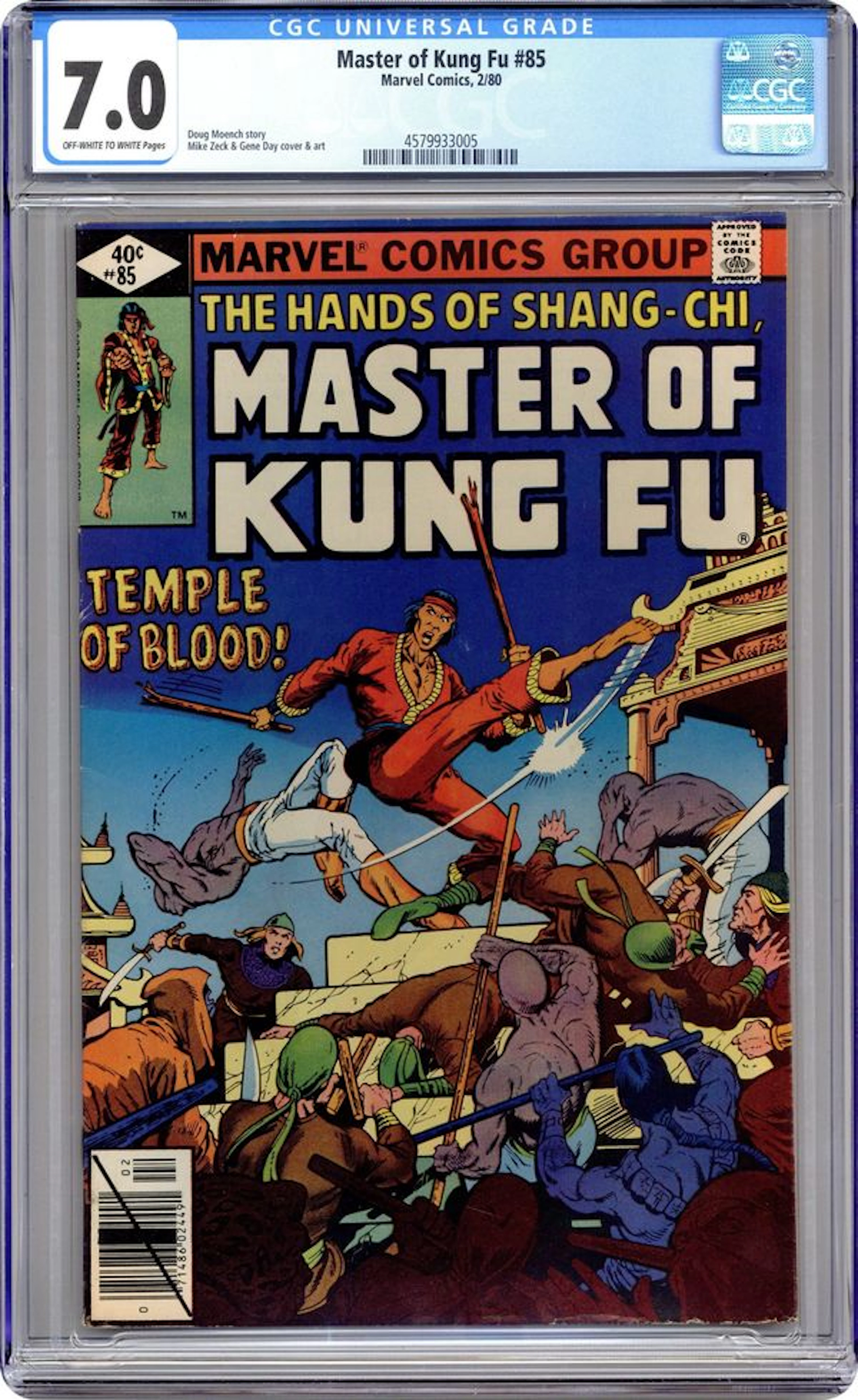 Master of Kung Fu (1974 Marvel) 85 CGC 7.0