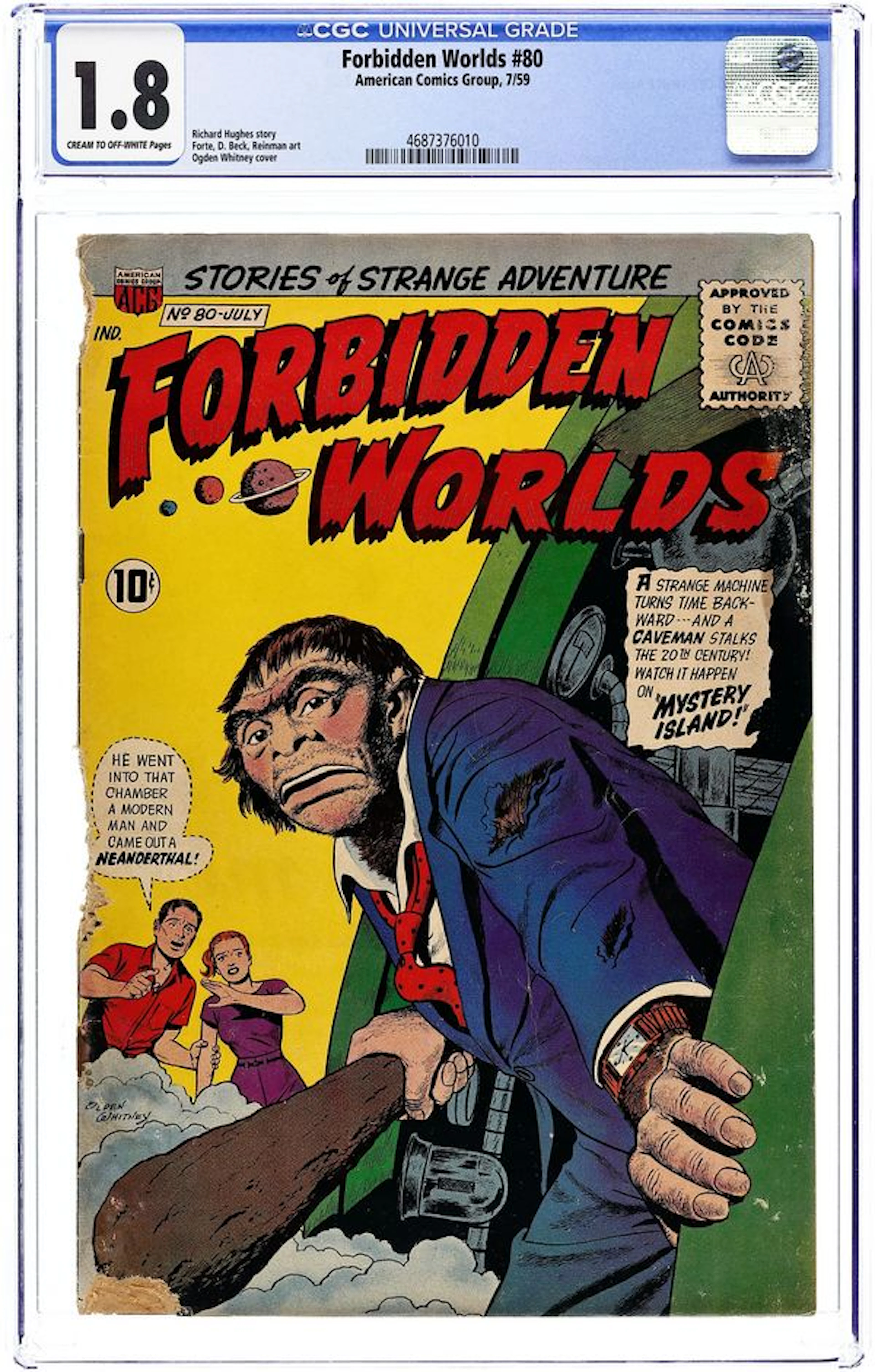 Forbidden Worlds (1951 ACG) 80 CGC 1.8