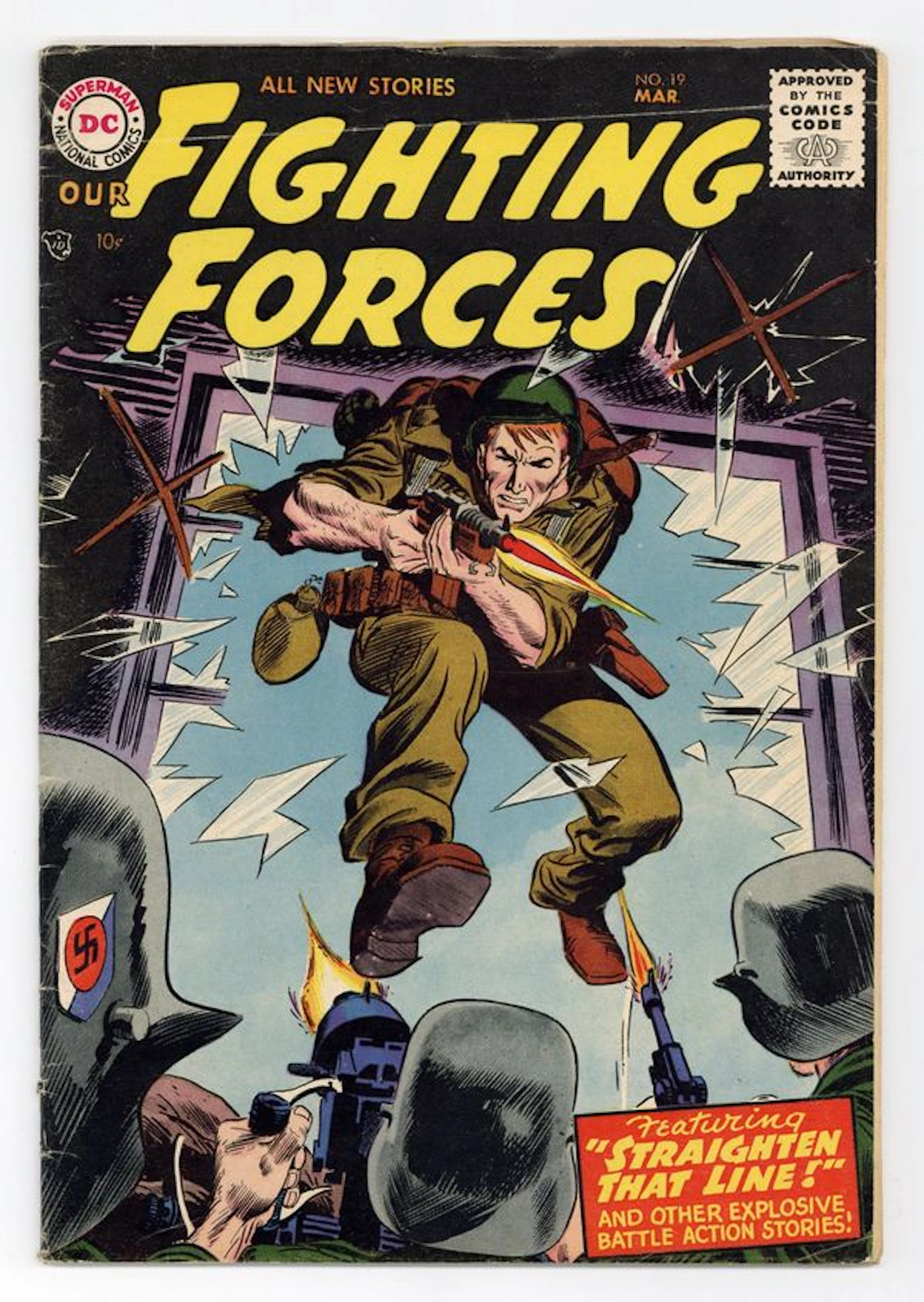 Our Fighting Forces (1954) 19 VG- 3.5