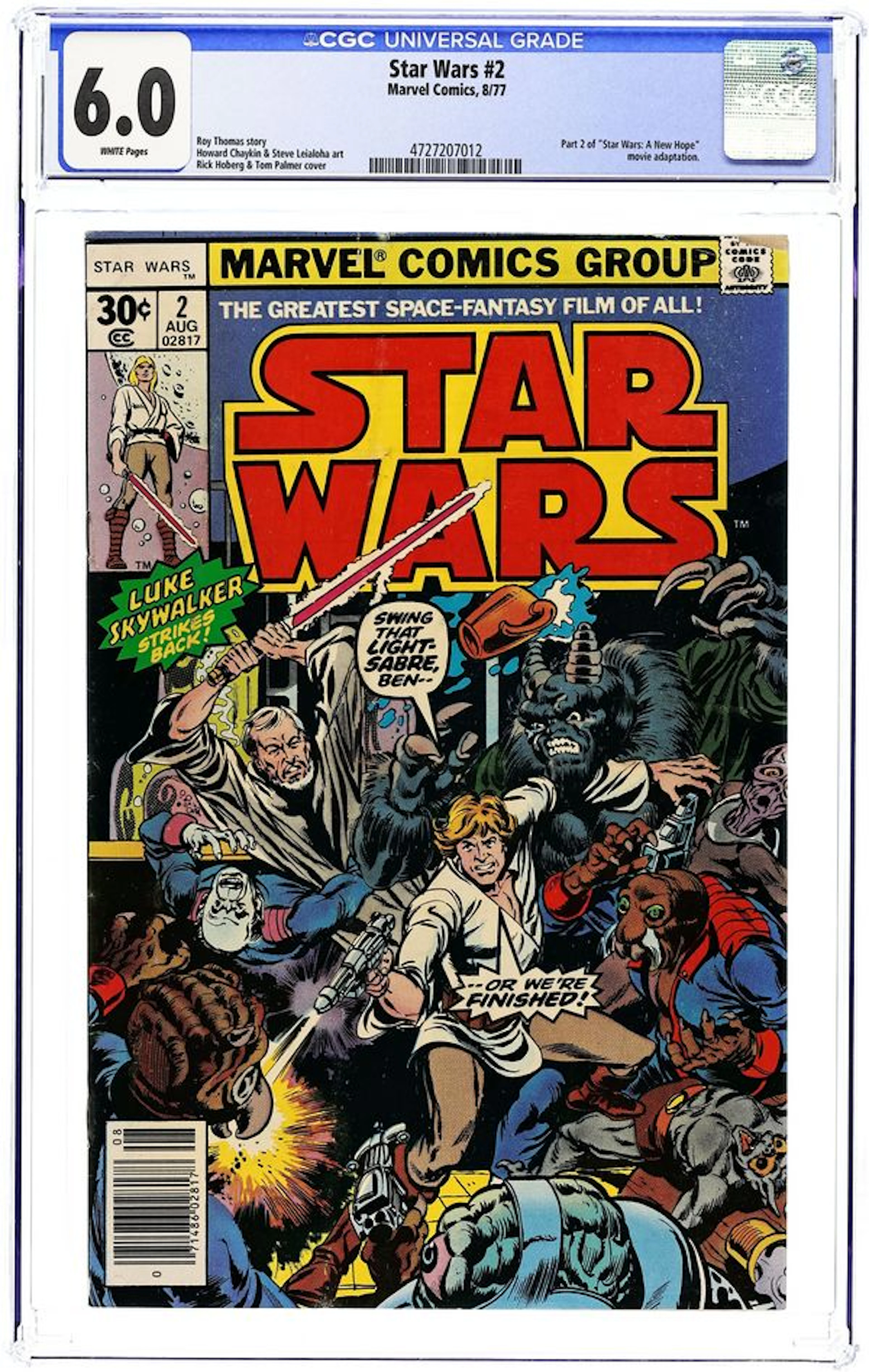 Star Wars (1977 Marvel) 2 CGC 6.0