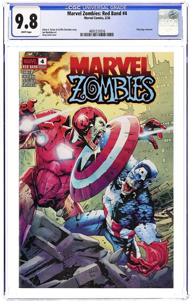 Marvel Zombies Red Band (2025 Marvel) 4A CGC 9.8