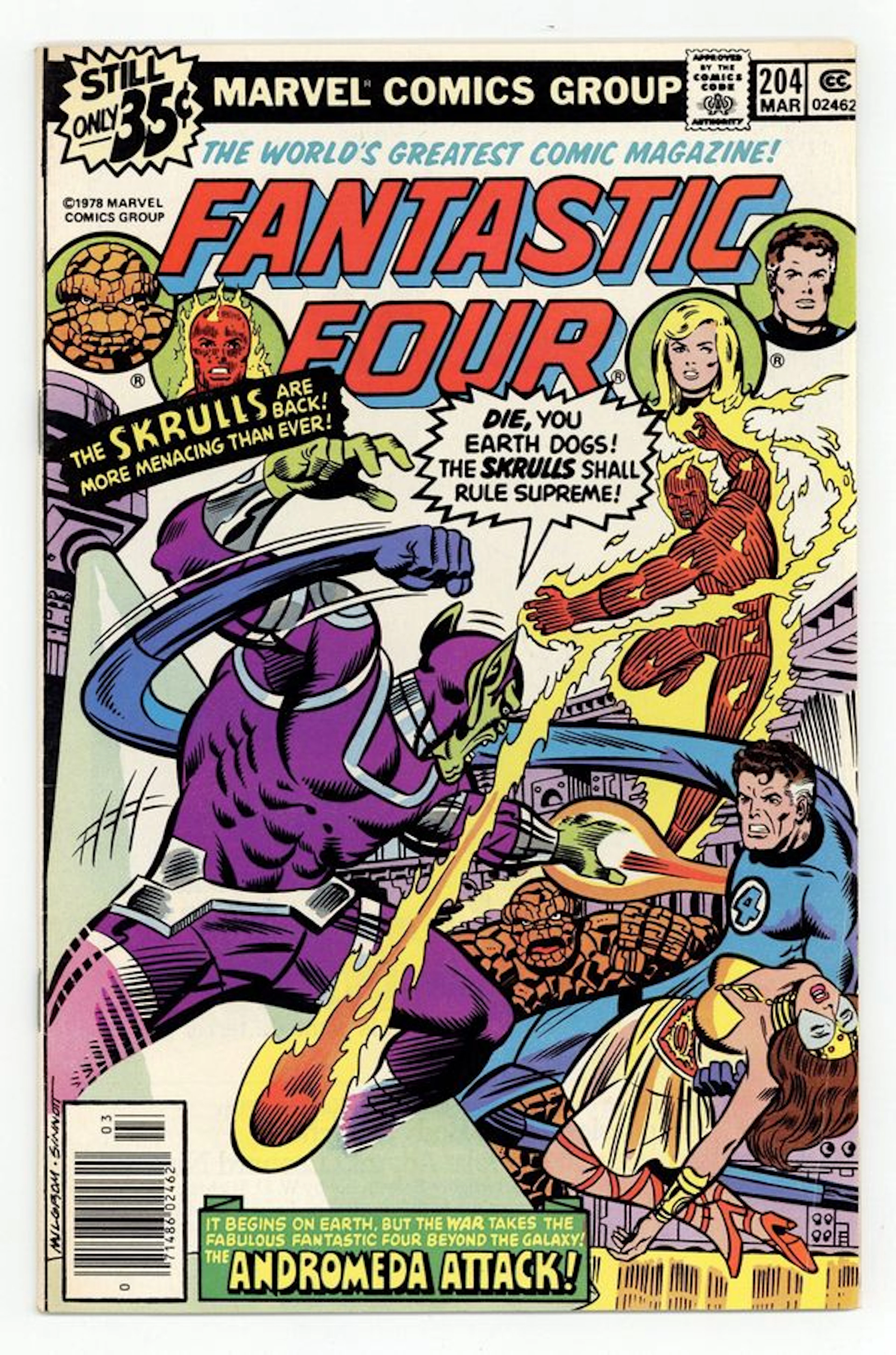 Fantastic Four (1961 1st Series) 204 VG+ 4.5