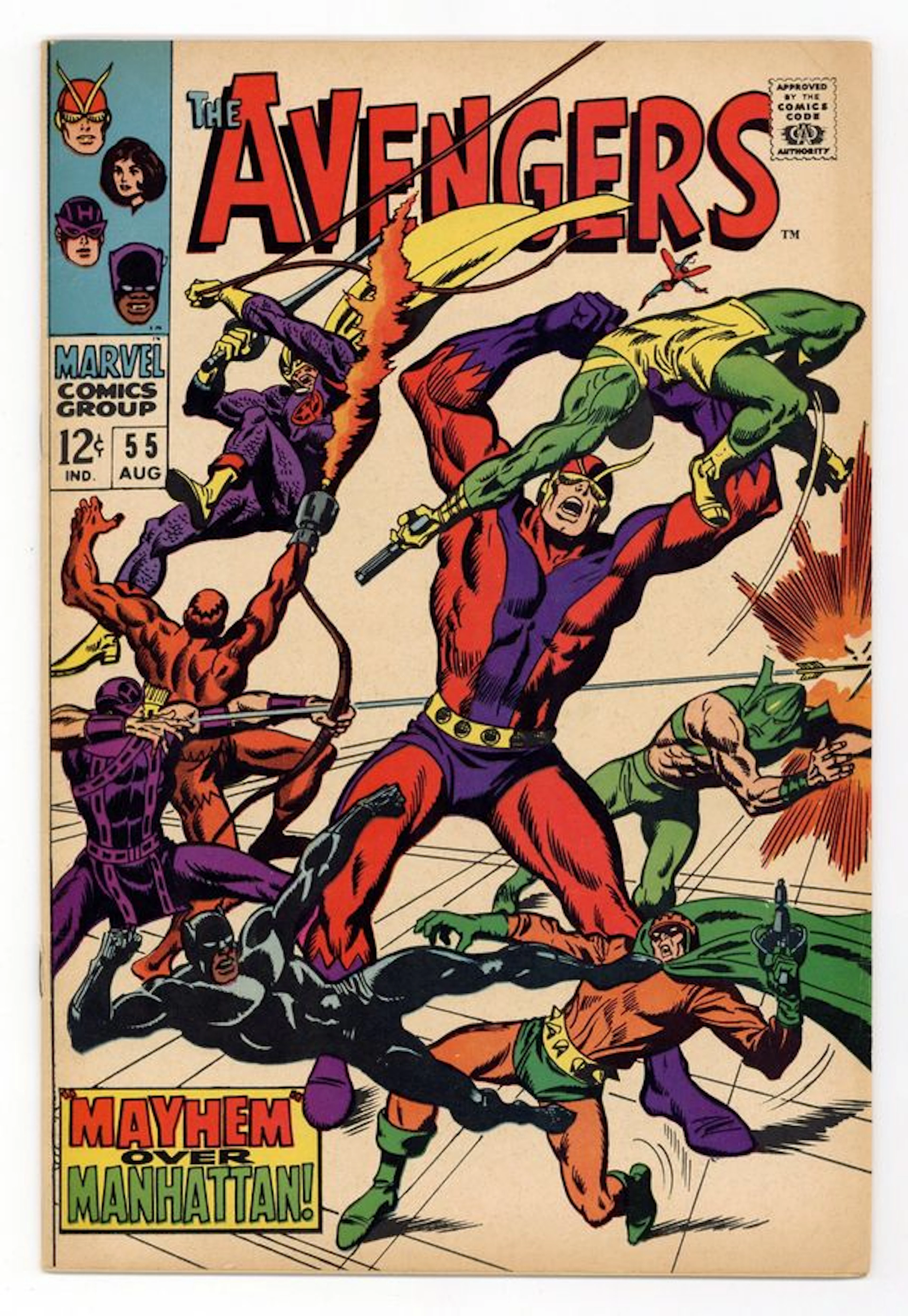 Avengers (1963 1st Series) 55 VG- 3.5