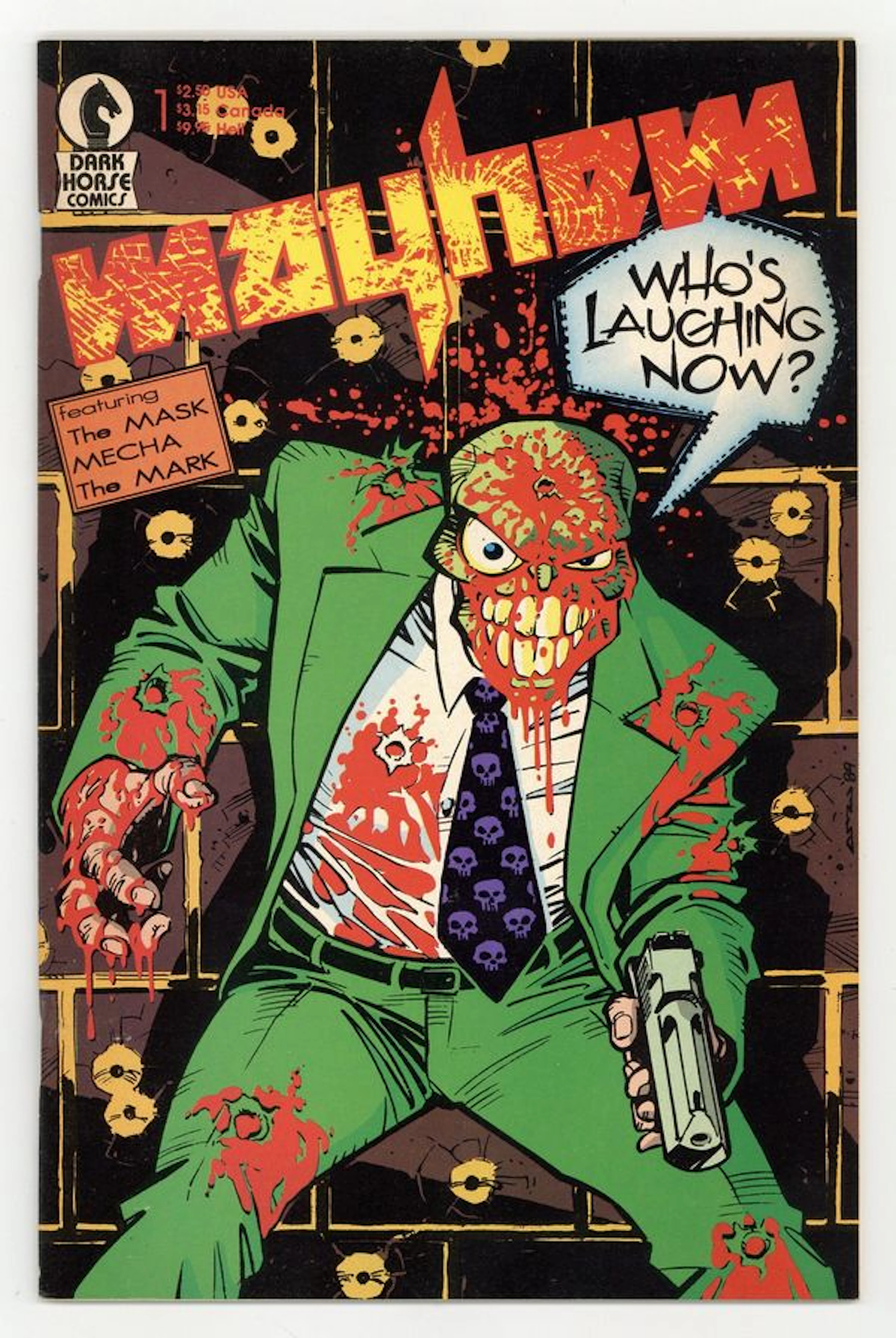 Mayhem (1989 Dark Horse) 1 FN- 5.5