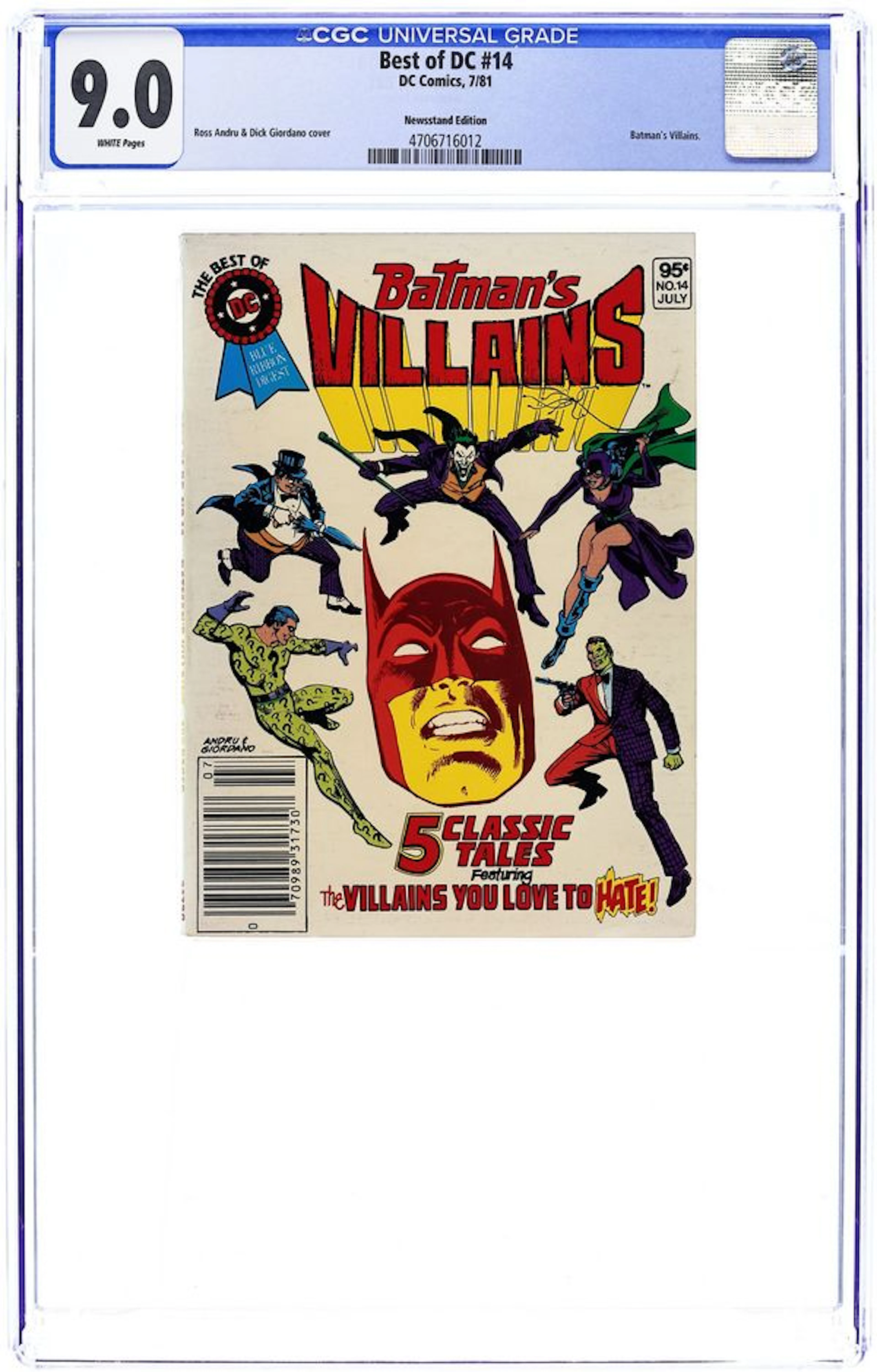 Best of DC Blue Ribbon Digest (1979) 14N CGC 9.0