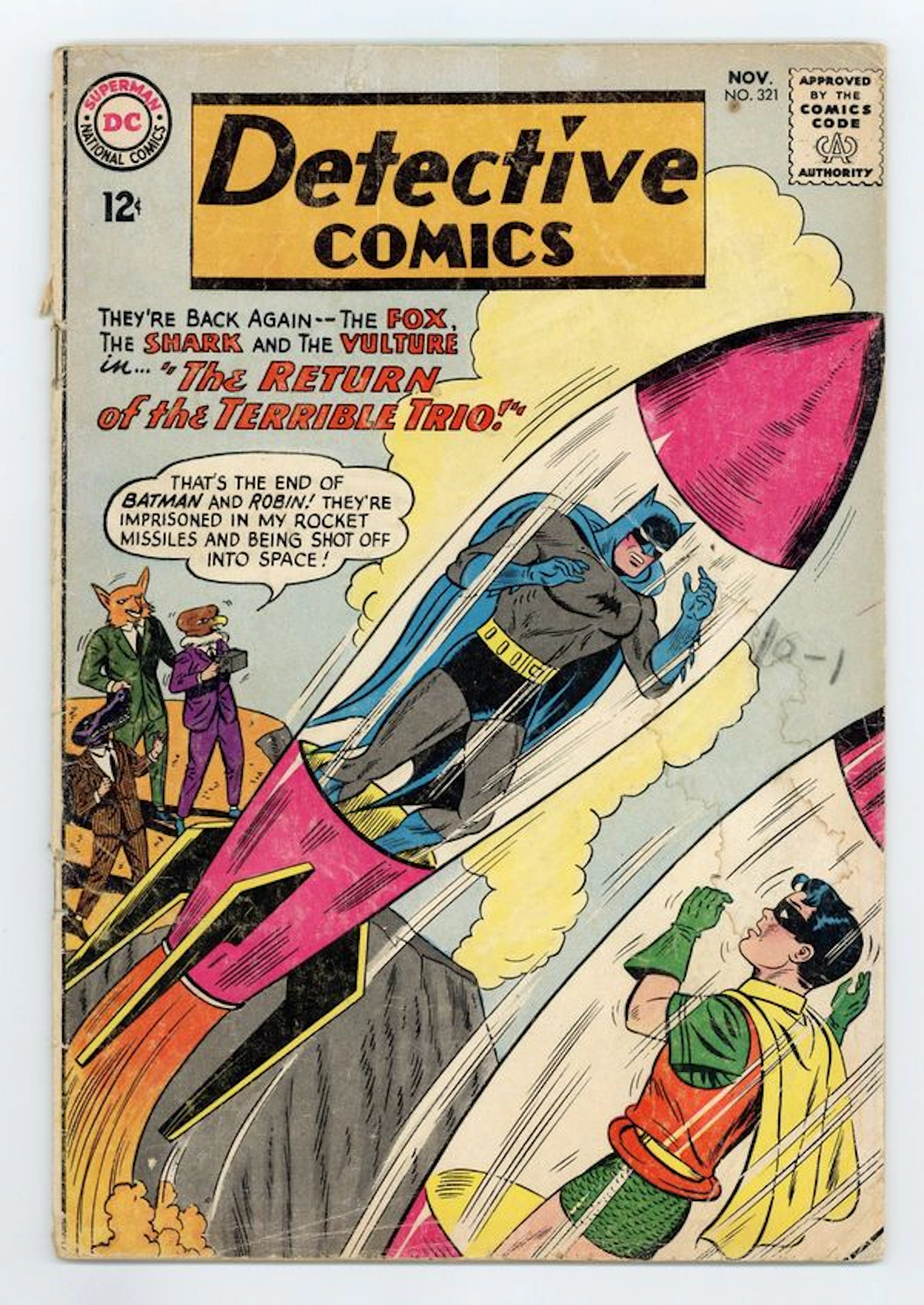Detective Comics (1937 1st Series) 321 GD 2.0 (R)