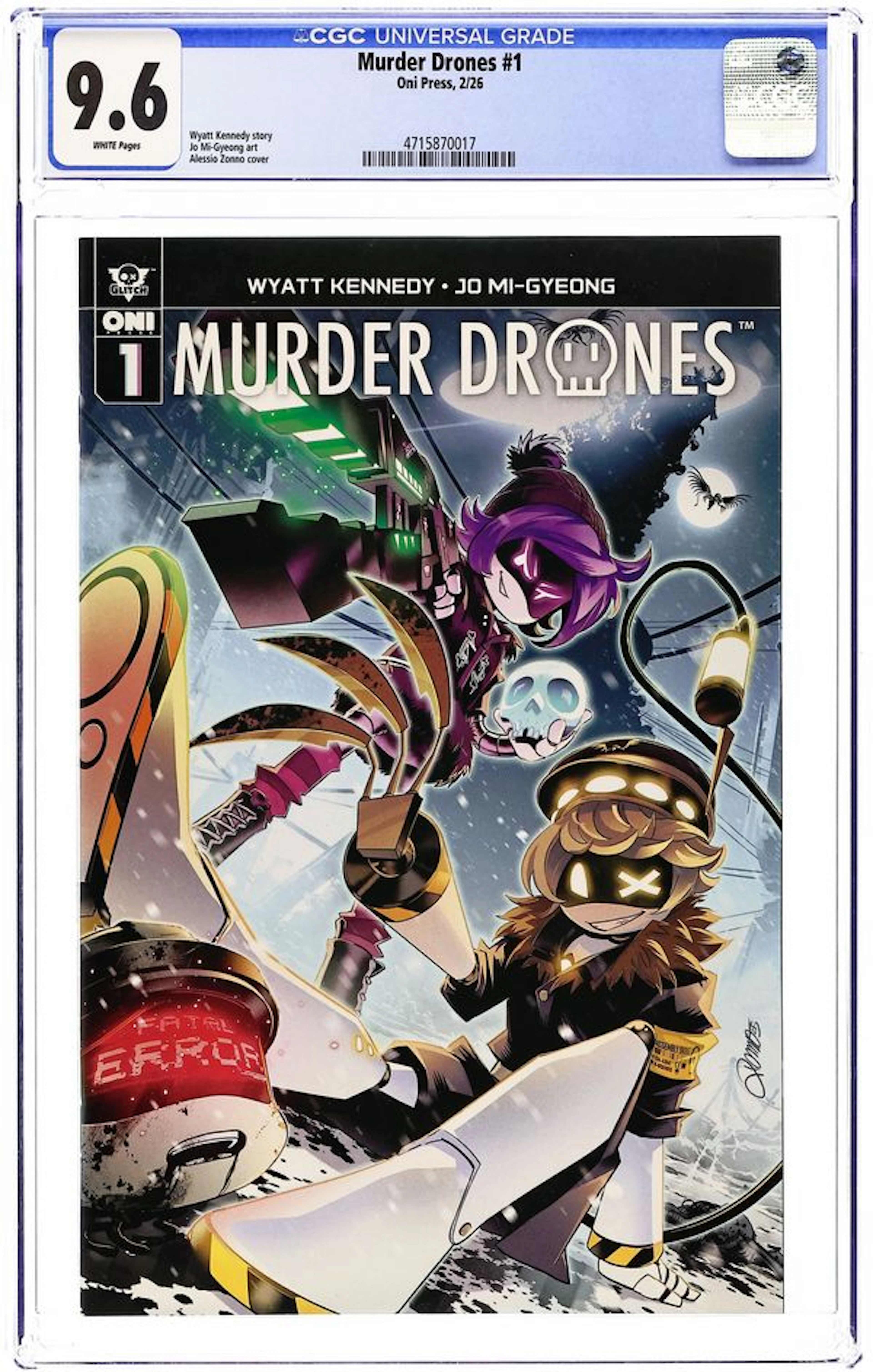 Murder Drones (2026 Oni Press) 1A CGC 9.6