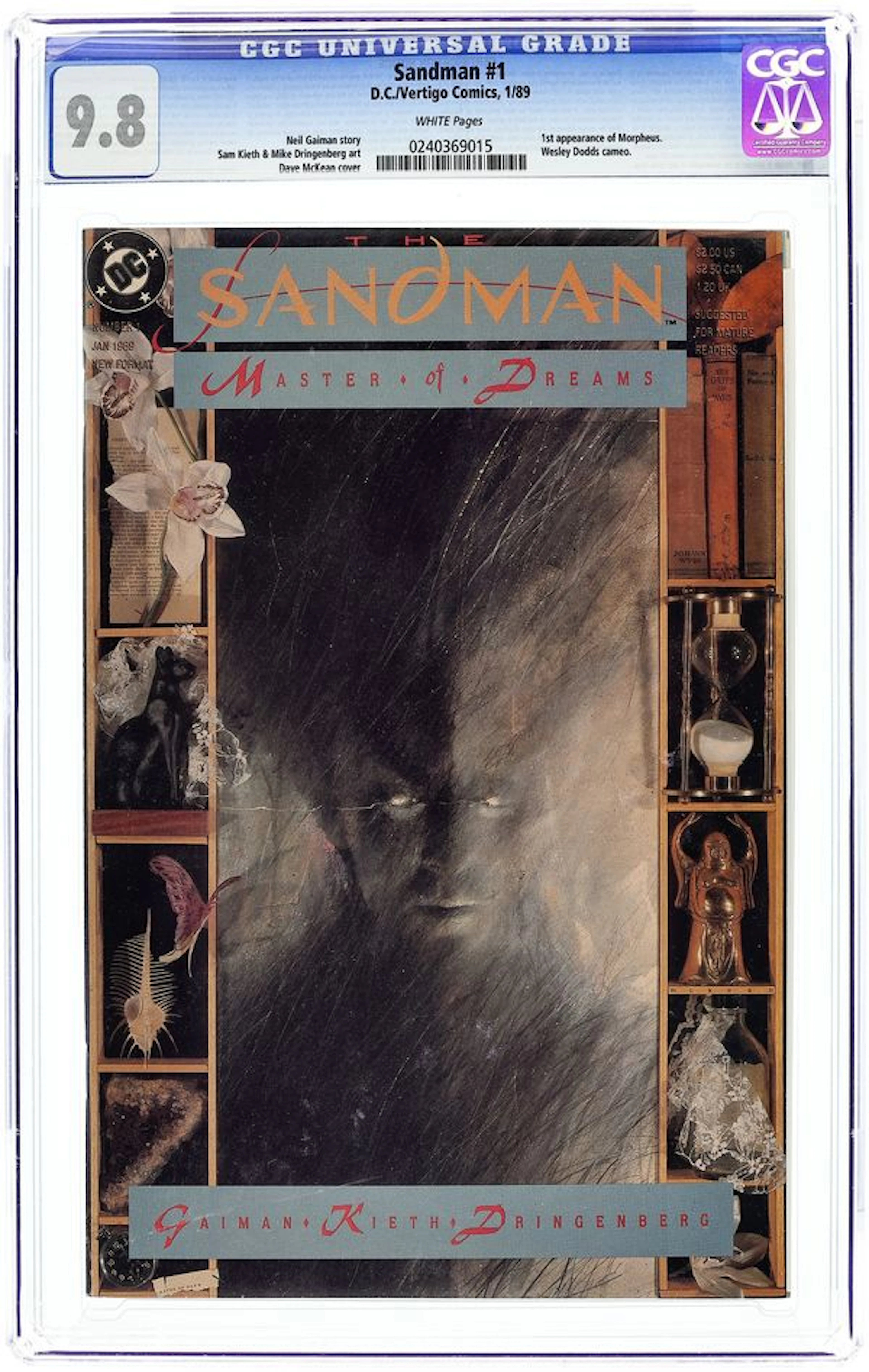 Sandman (1989 DC/Vertigo) 1 CGC 9.8