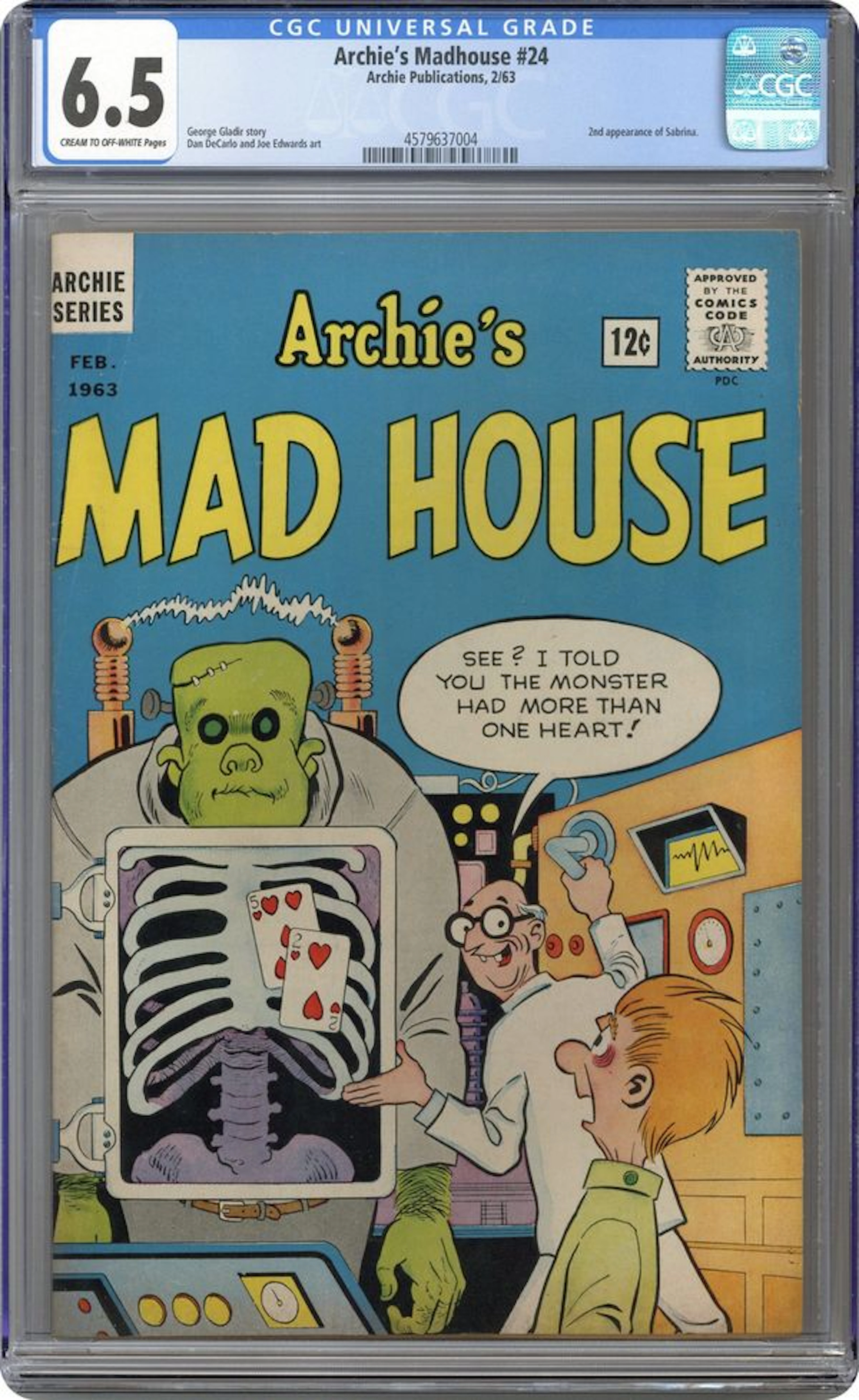 Archie's Madhouse (1959 Archie) 24 CGC 6.5