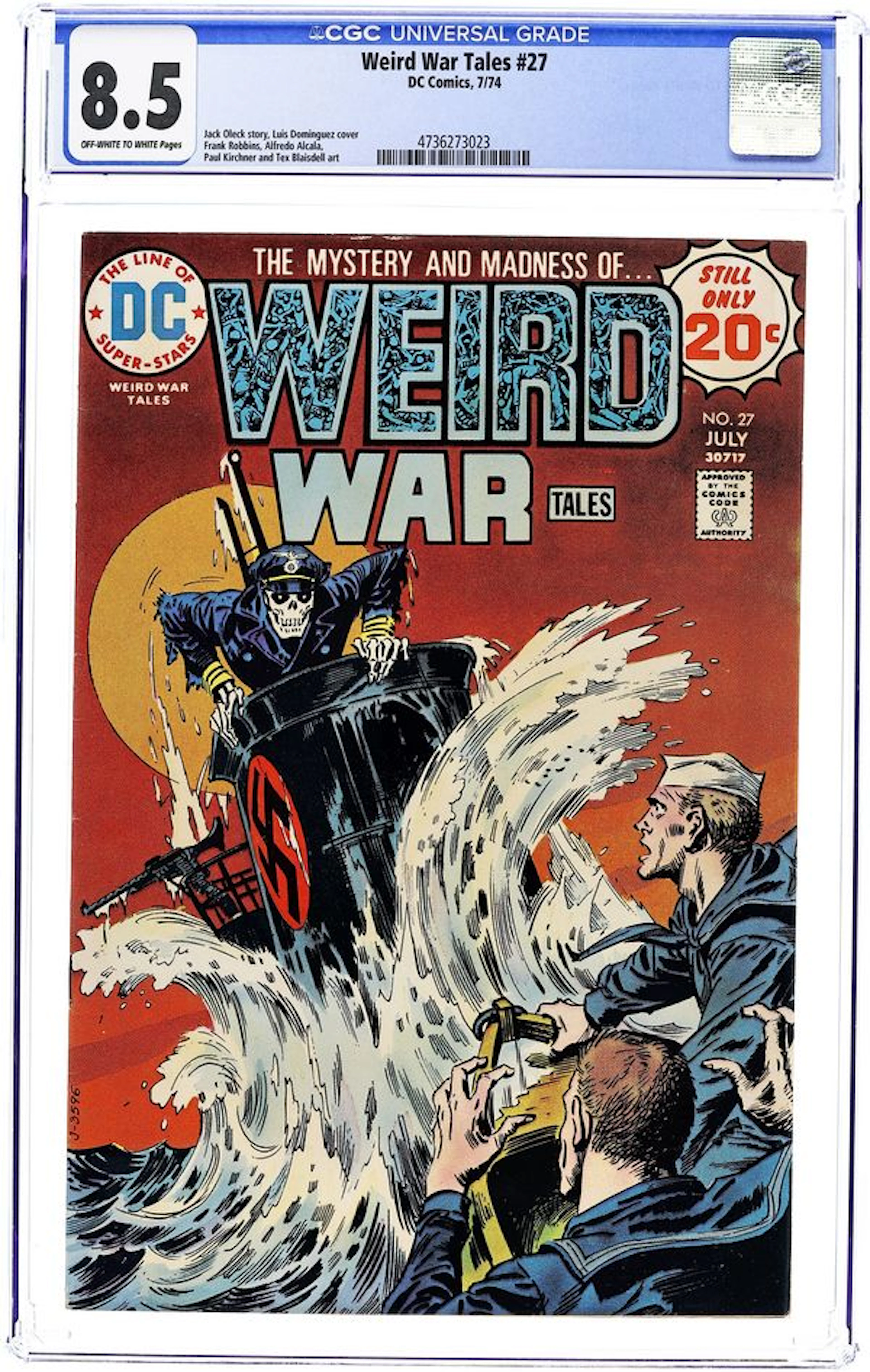 Weird War Tales (1971 DC) 27 CGC 8.5