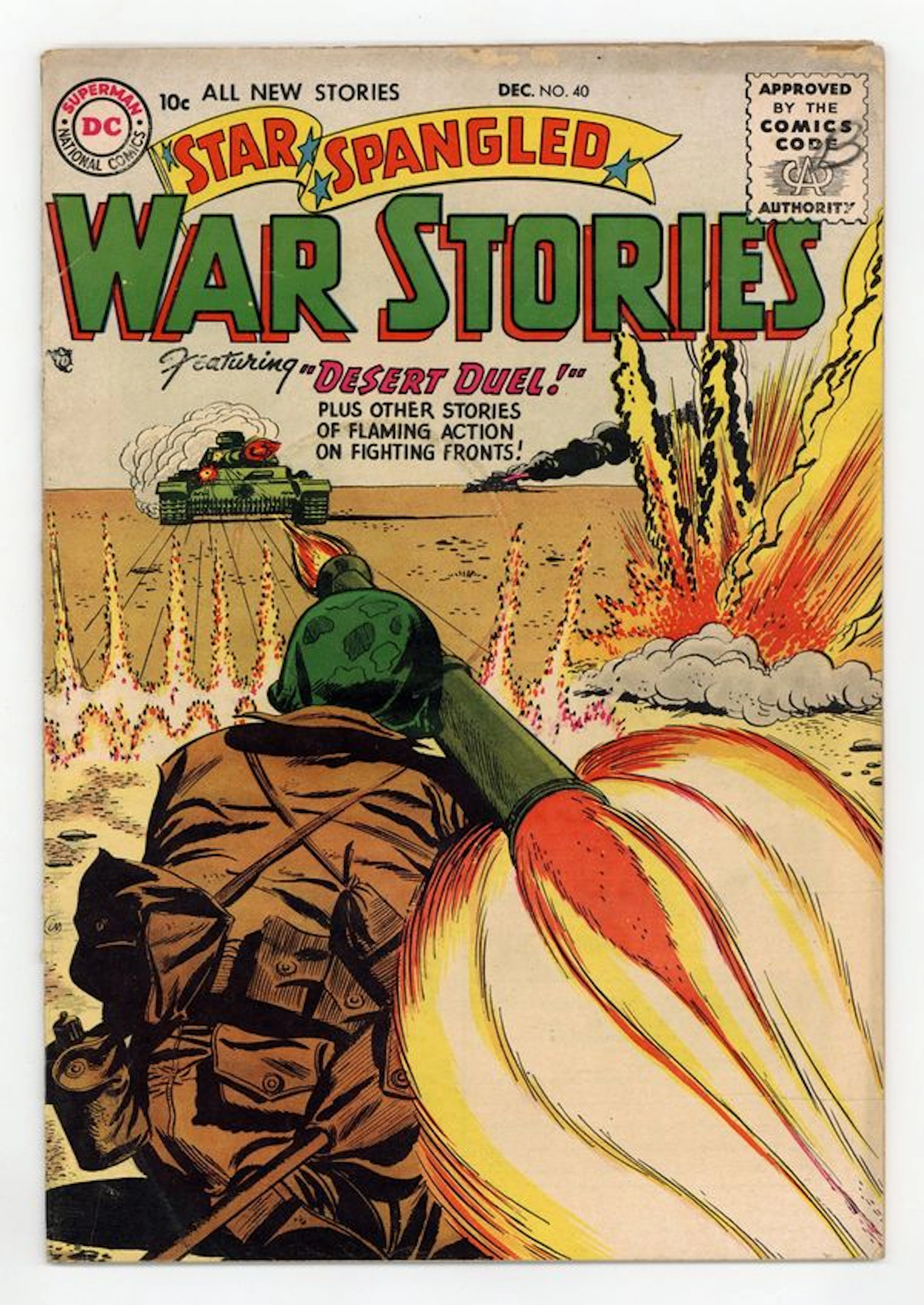 Star Spangled War Stories (1952 DC 2nd Series) 40 VG- 3.5