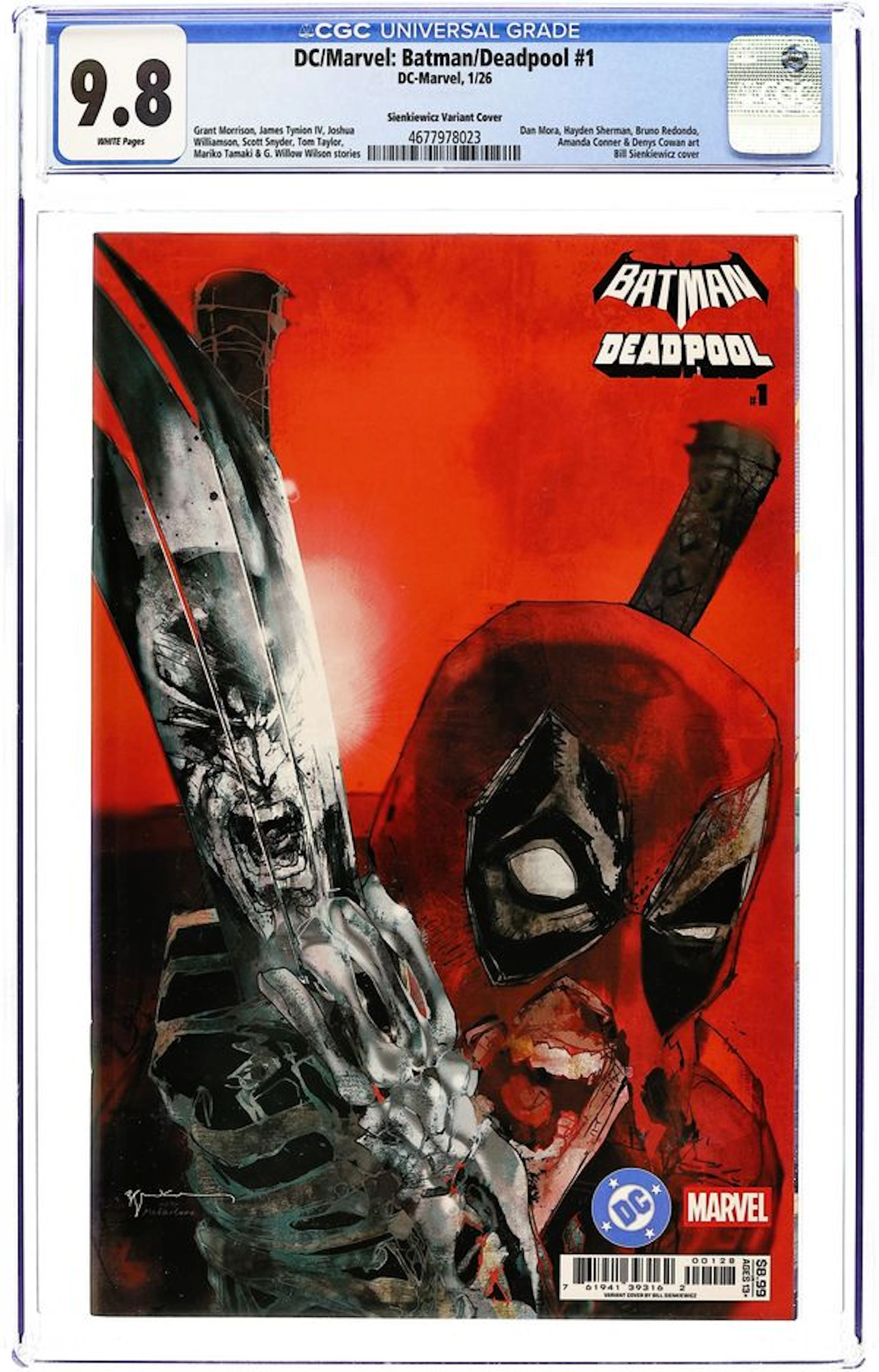 DC Marvel Batman Deadpool (2025 DC) 1Q CGC 9.8