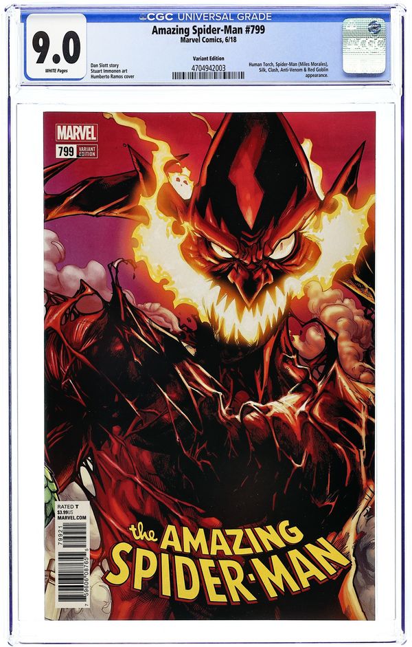 Amazing Spider-Man (2017 5th Series) 799B CGC 9.0