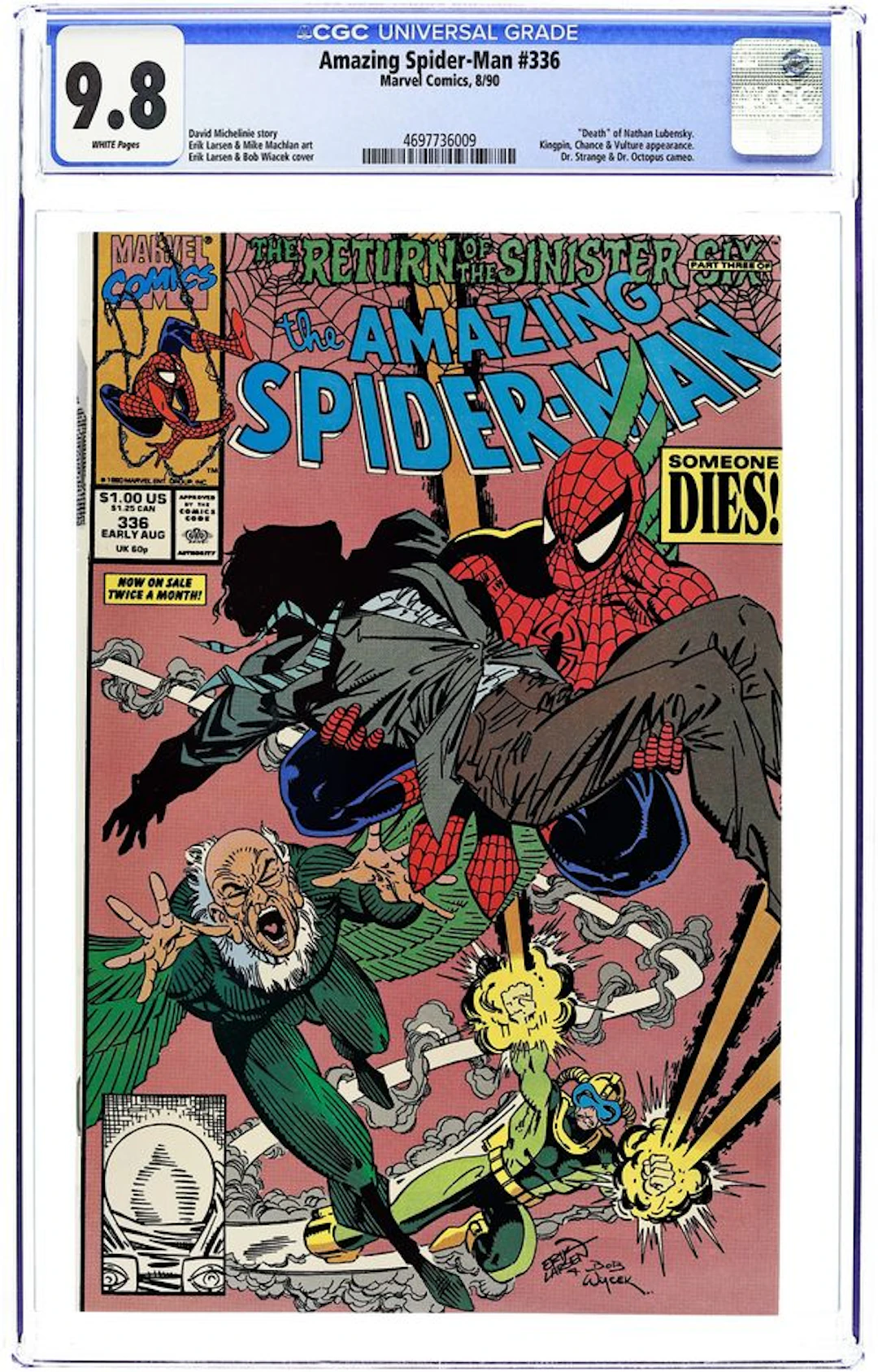 Amazing Spider-Man (1963 1st Series) 336 CGC 9.8