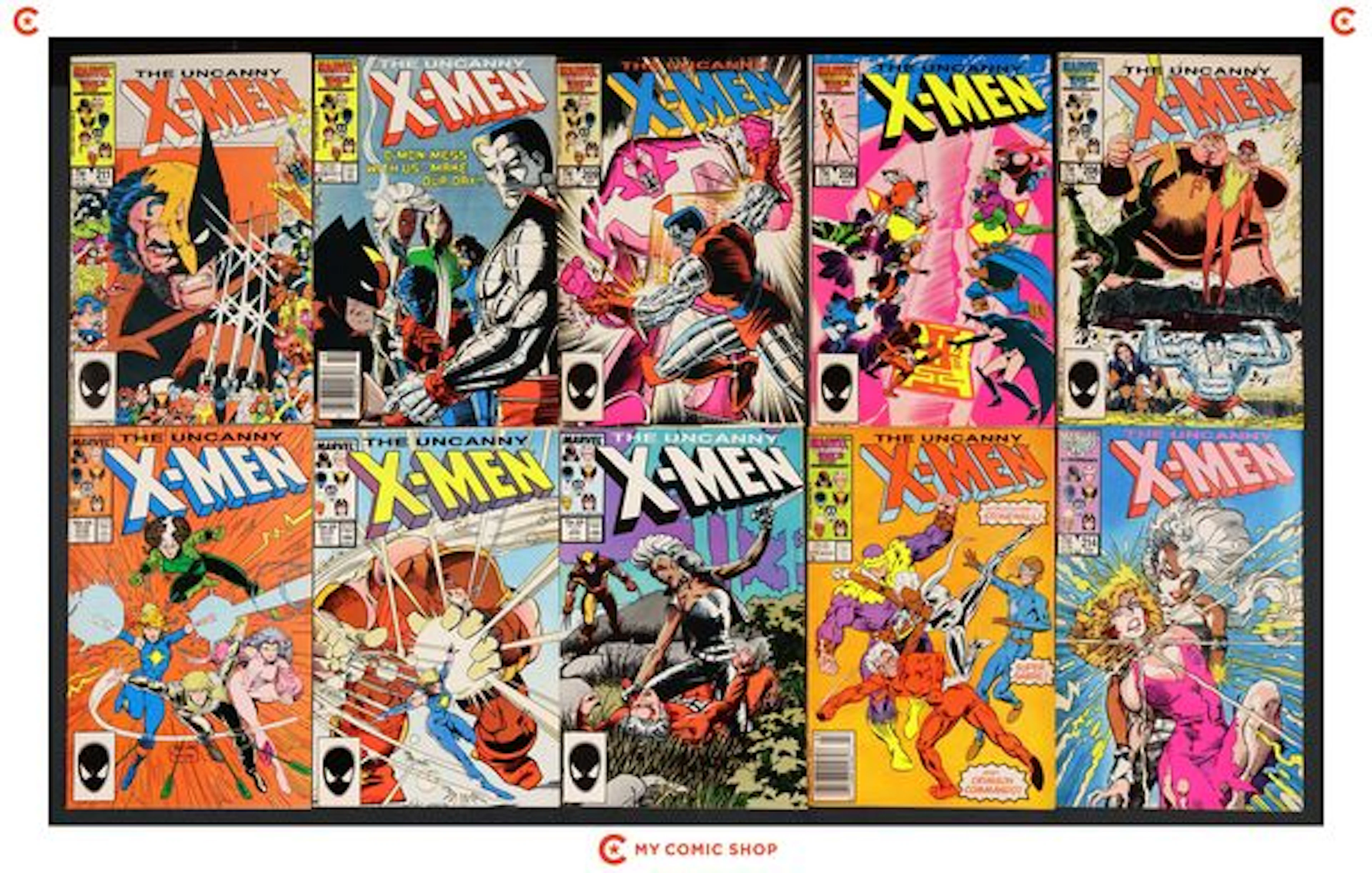 Uncanny X-Men Lot of 10