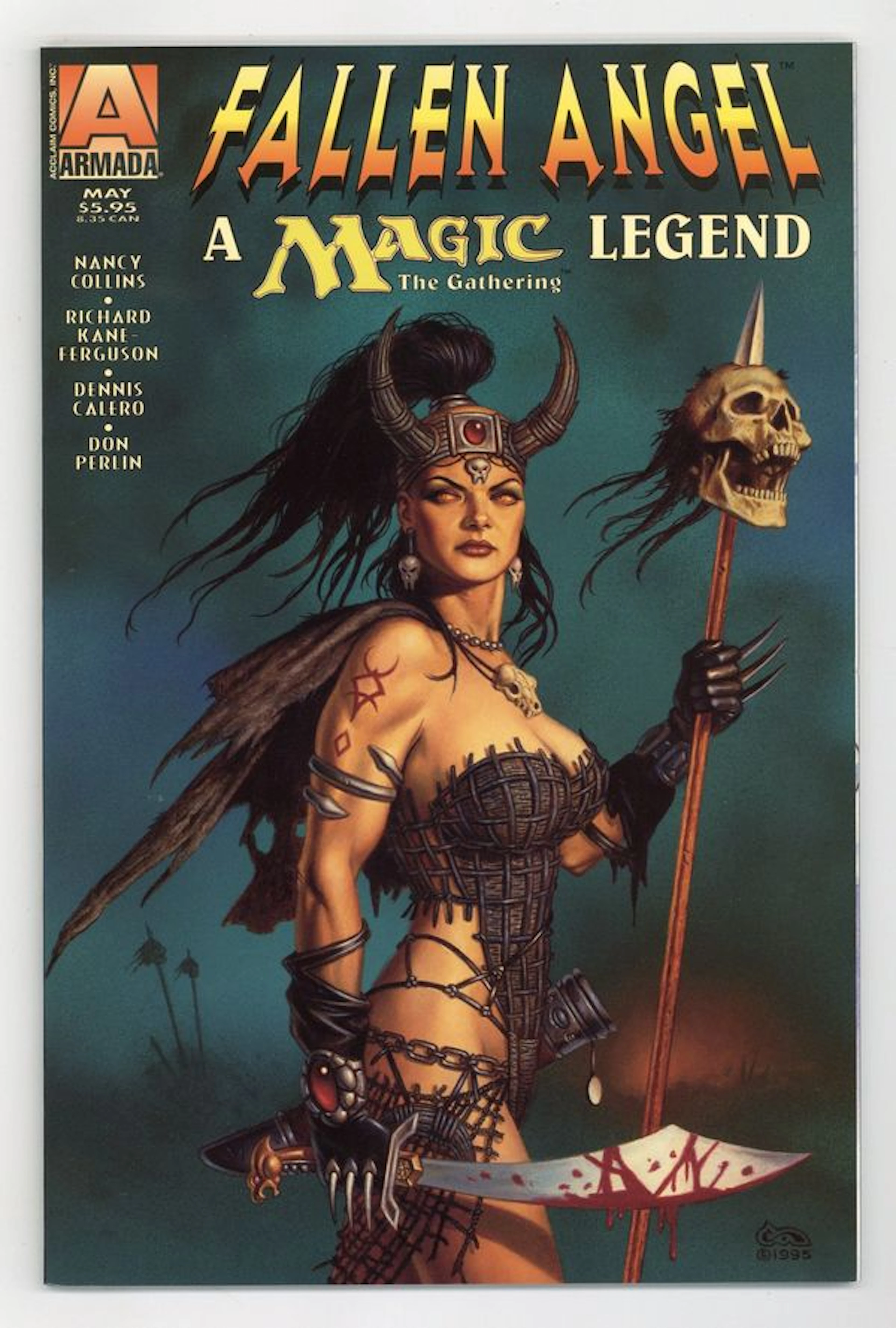 Magic the Gathering Fallen Angel (1996) 1 VF/NM 9.0