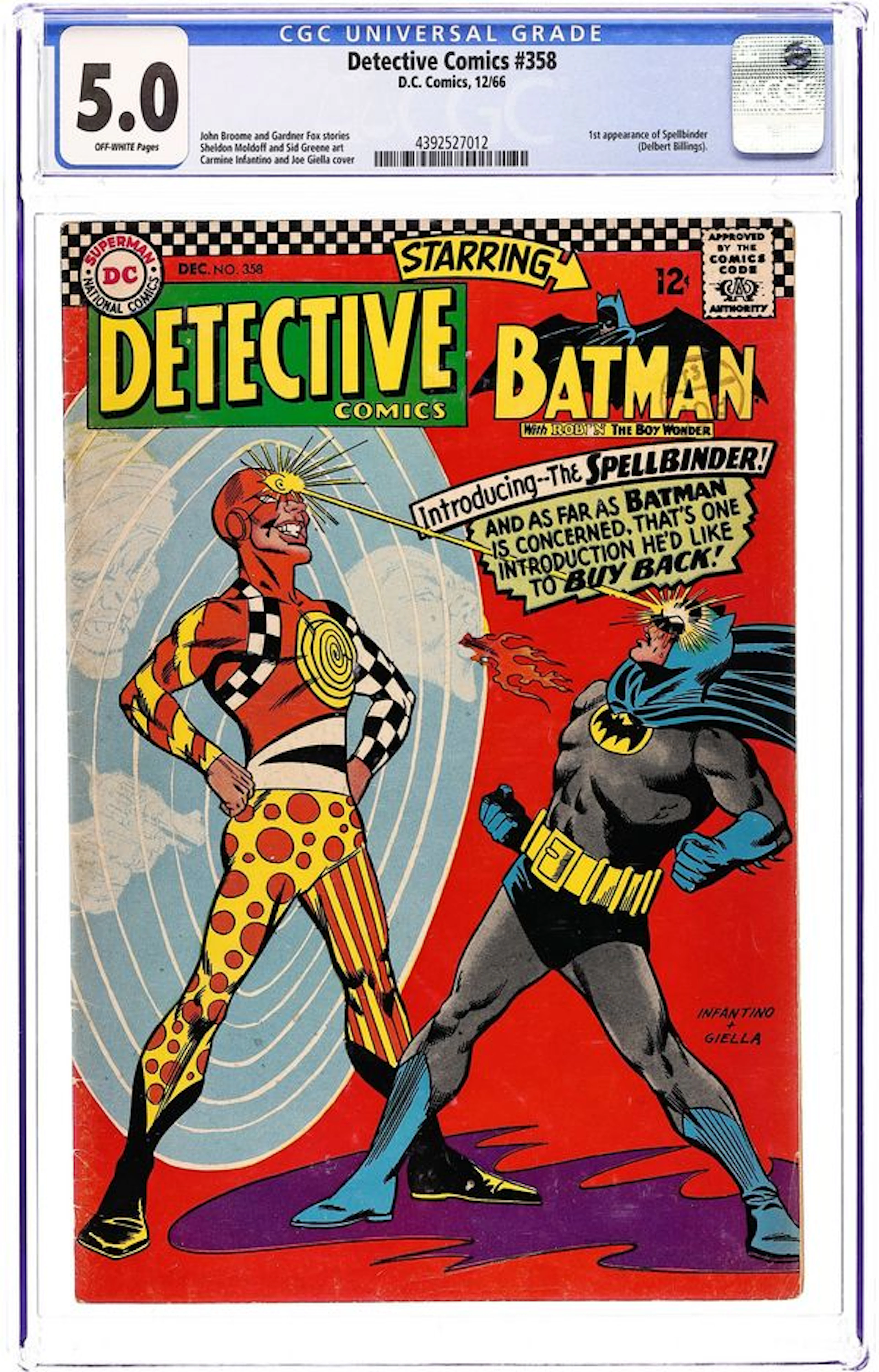 Detective Comics (1937 1st Series) 358 CGC 5.0