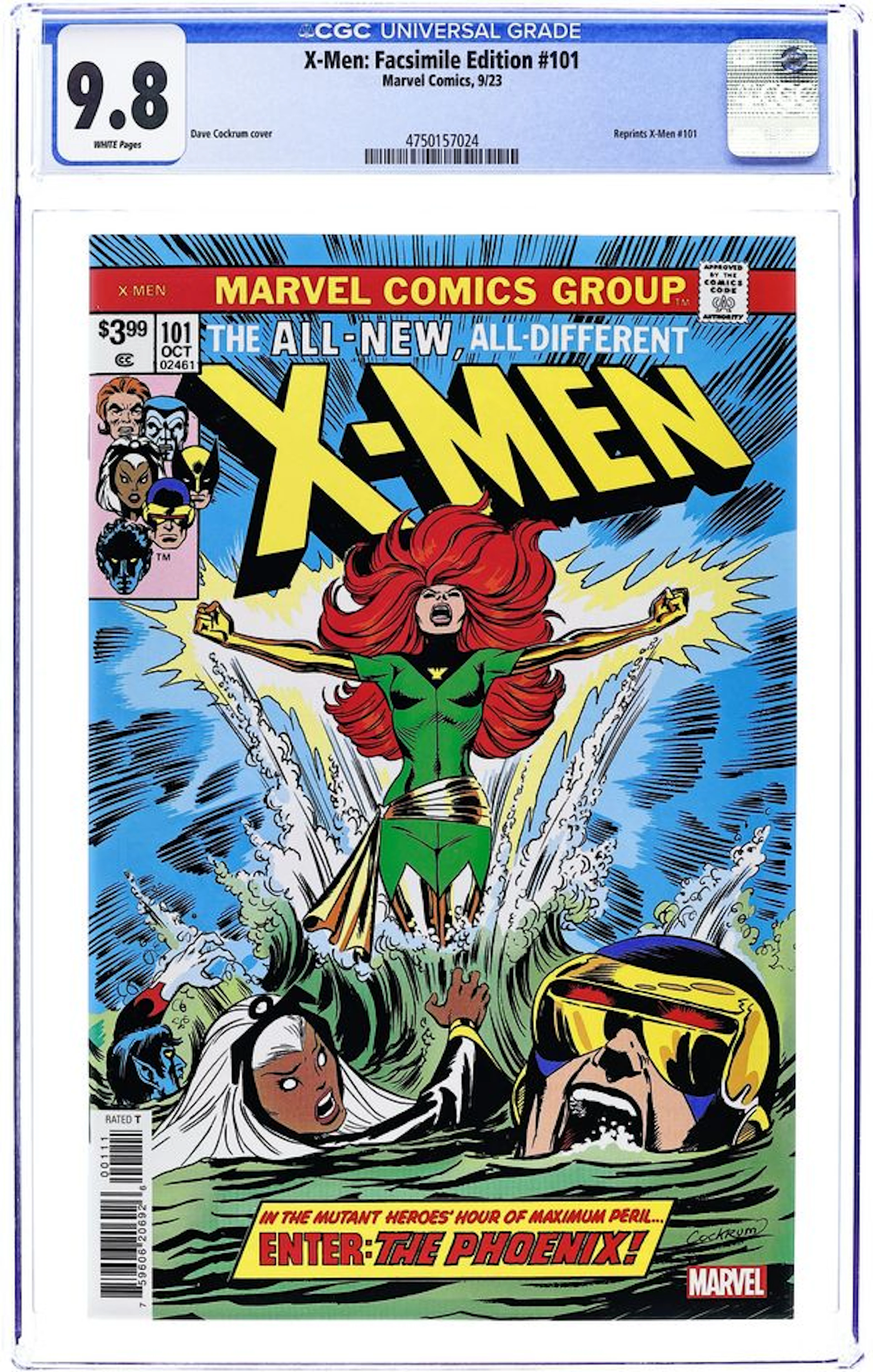 Uncanny X-Men (1963 1st Series) Facsimile Edition 101 CGC 9.8
