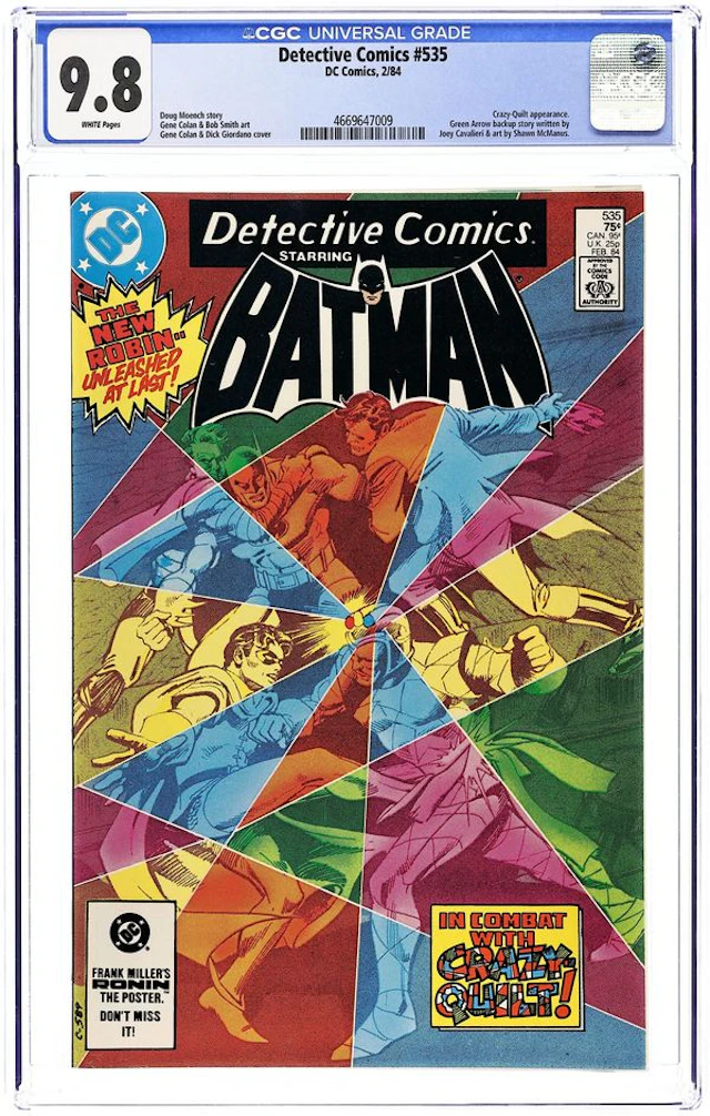Detective Comics (1937 1st Series) 535D CGC 9.8