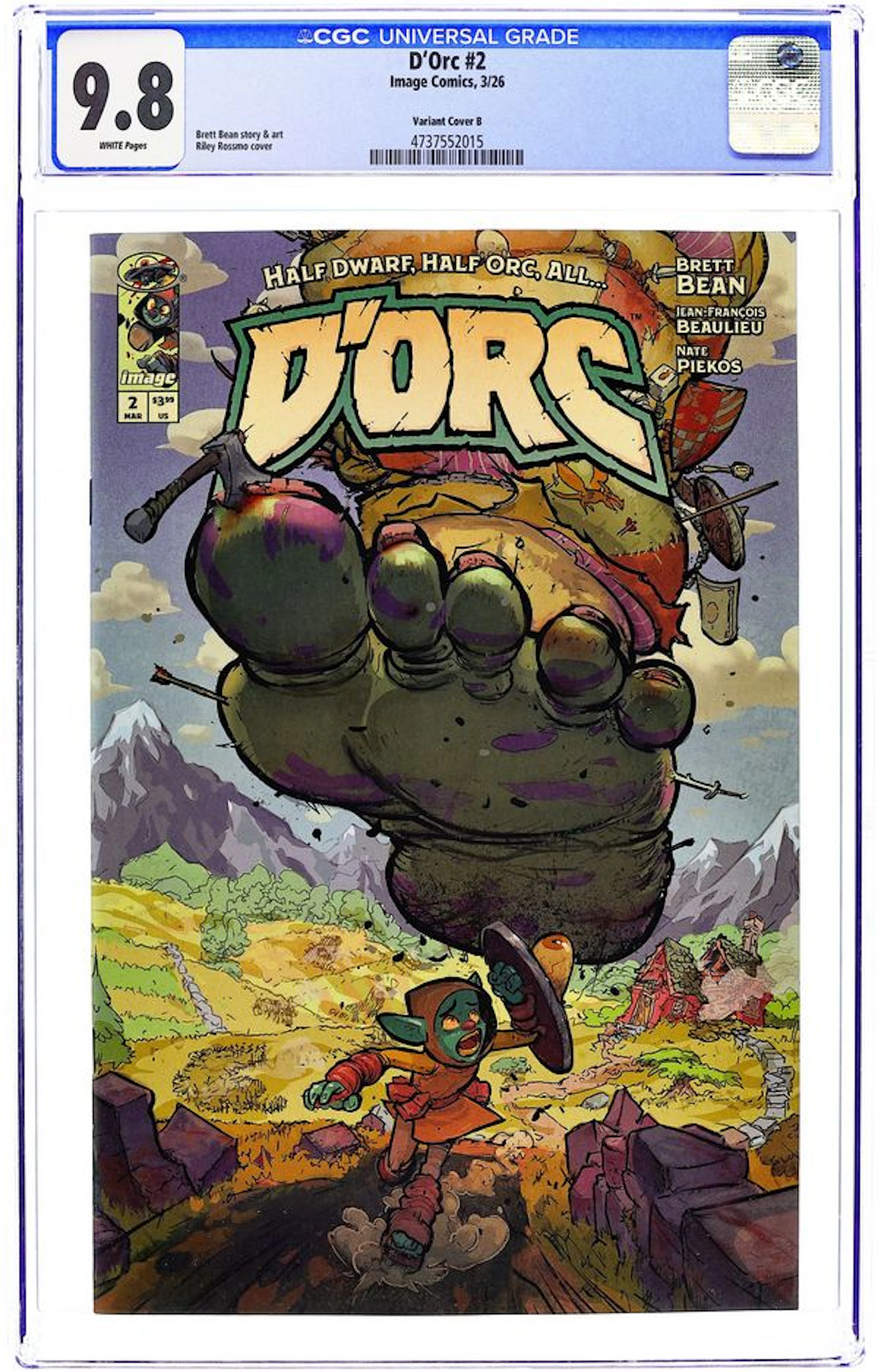 D'orc (2026 Image) 2B CGC 9.8