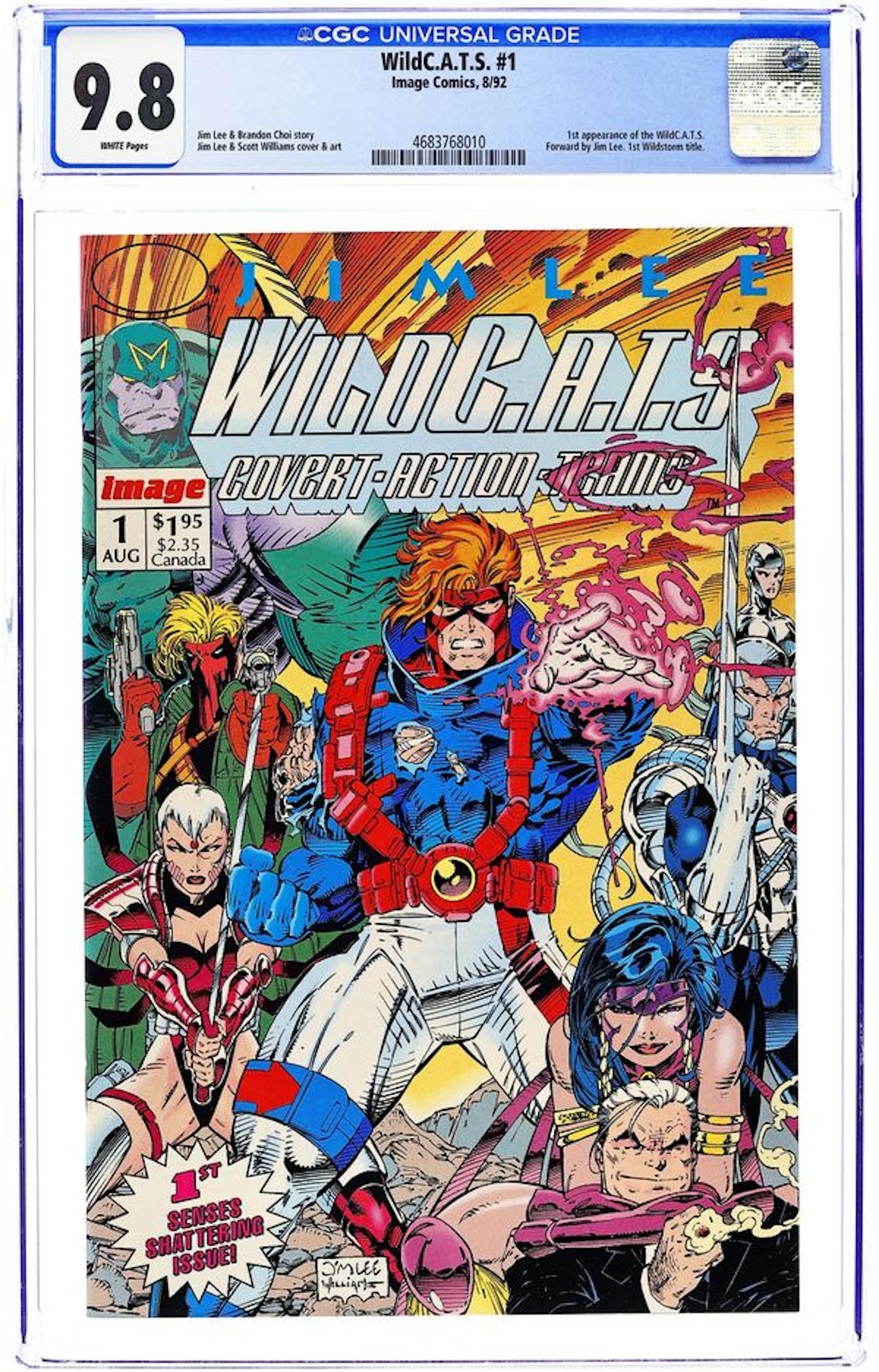 Wildcats Covert Action Teams (1992 Image) 1A CGC 9.8