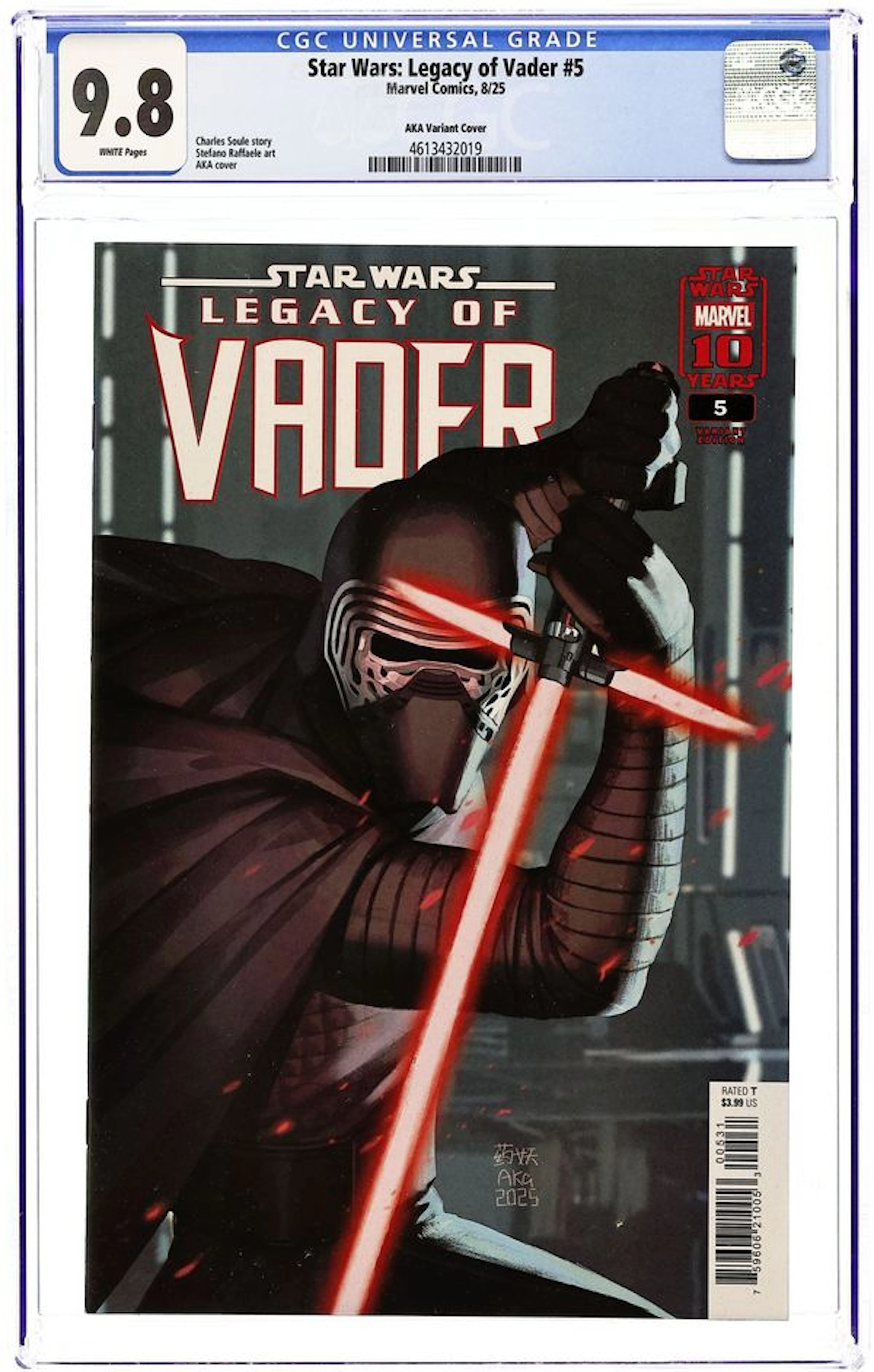 Star Wars Legacy of Vader (2025 Marvel) 5C CGC 9.8
